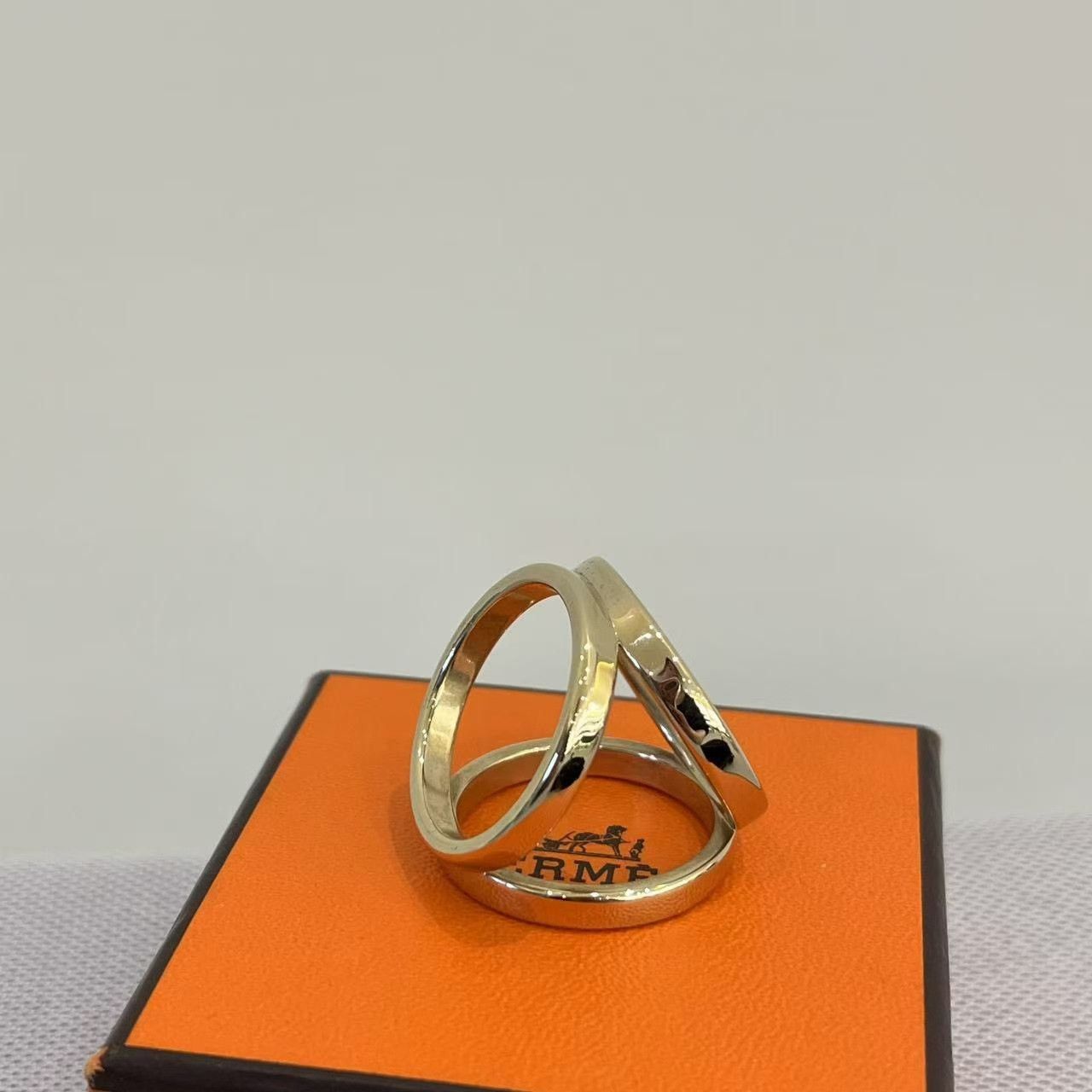 Hermes Hermes Three-Ring Scarf Ring Size ONE SIZE - 2 Thumbnail