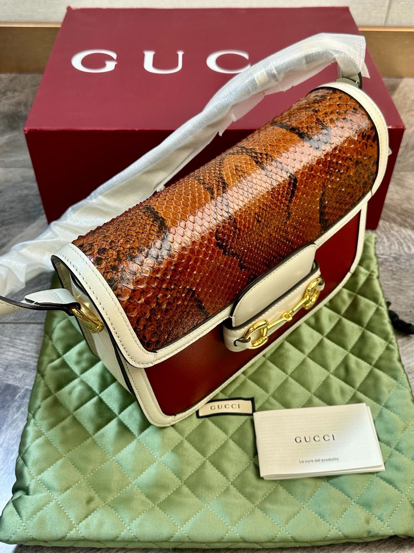 Gucci Gucci Limited 1955 Rare Leather Saddle Bag Size ONE SIZE - 3 Thumbnail