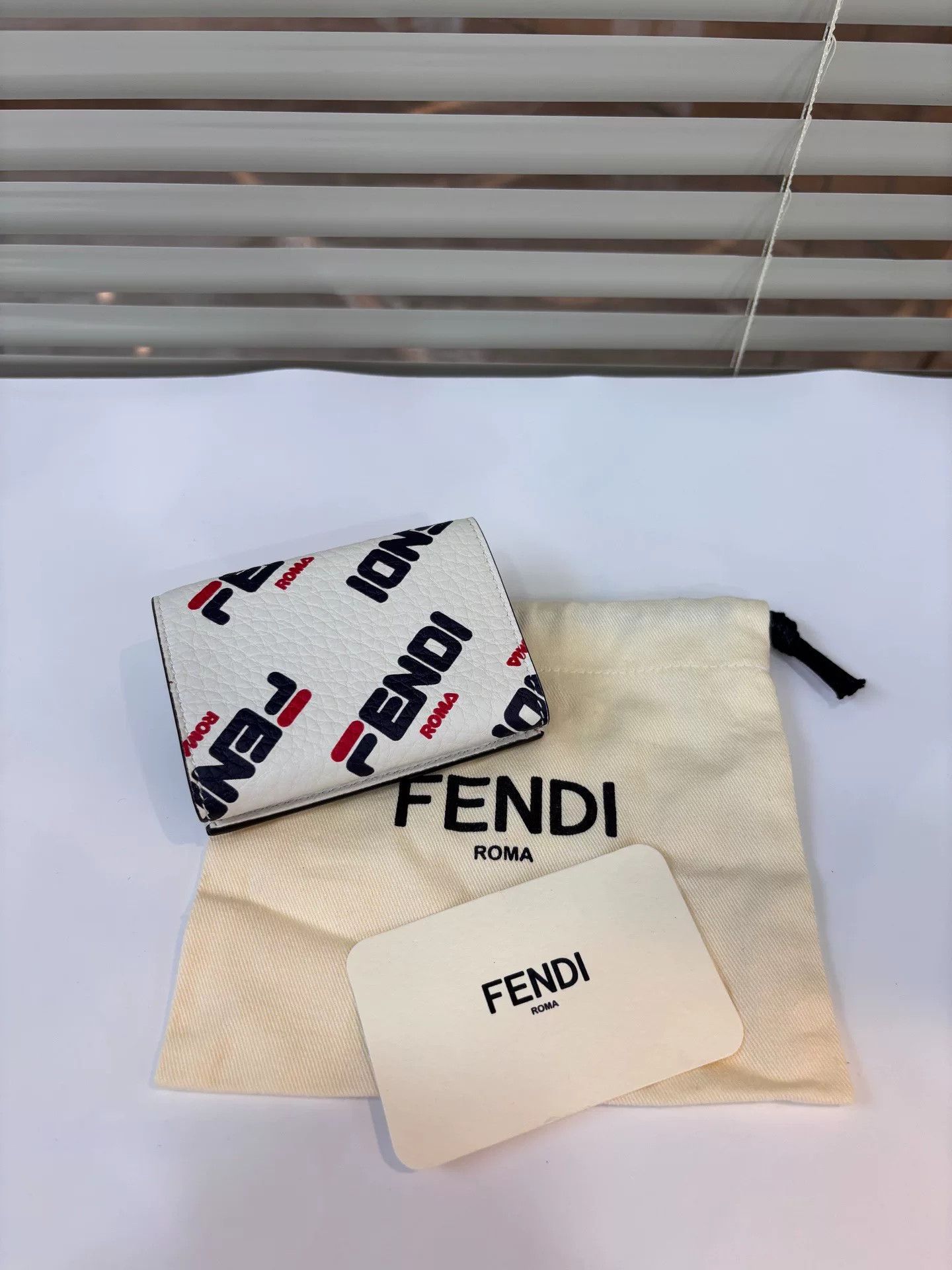 Fendi Fendi x FILA Short Tri-Fold Wallet Size ONE SIZE - 3 Thumbnail