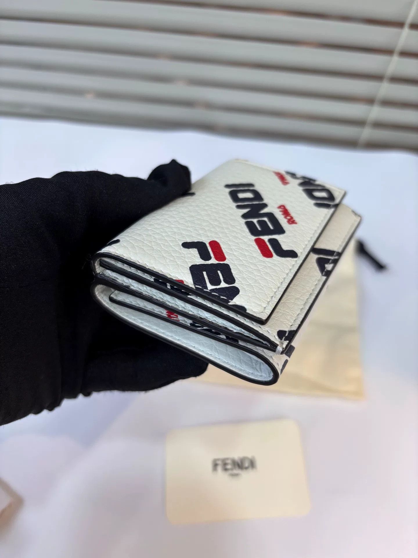 Fendi Fendi x FILA Short Tri-Fold Wallet Size ONE SIZE - 2 Thumbnail