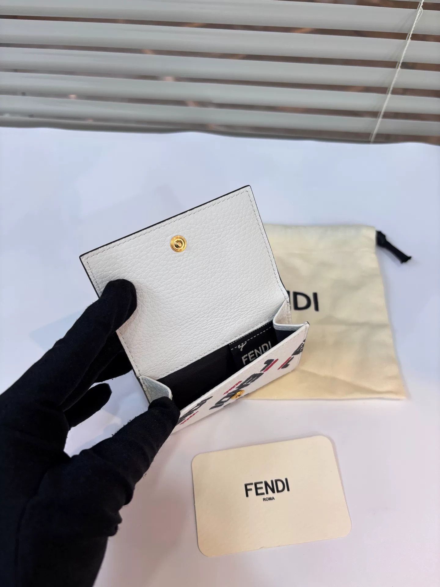 Fendi Fendi x FILA Short Tri-Fold Wallet Size ONE SIZE - 6 Thumbnail