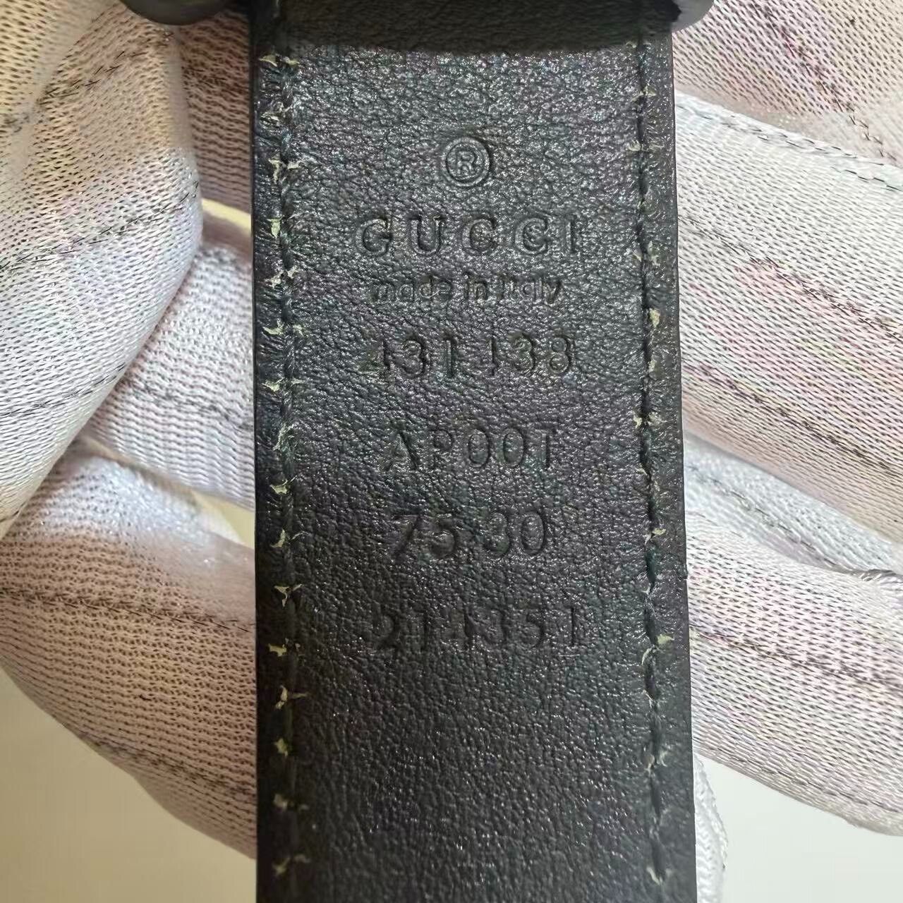 Gucci Gucci Pearl Flower Leather Belt Size ONE SIZE - 4 Thumbnail