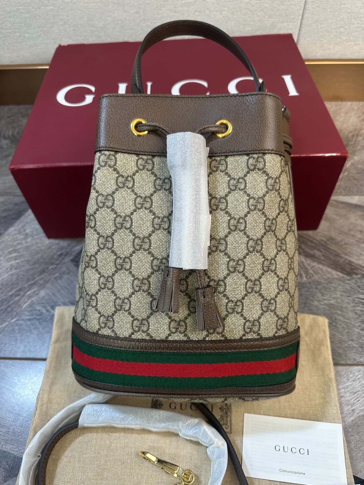 Gucci Gucci GG Monogram Medium Bucket Bag Size ONE SIZE - 4 Thumbnail