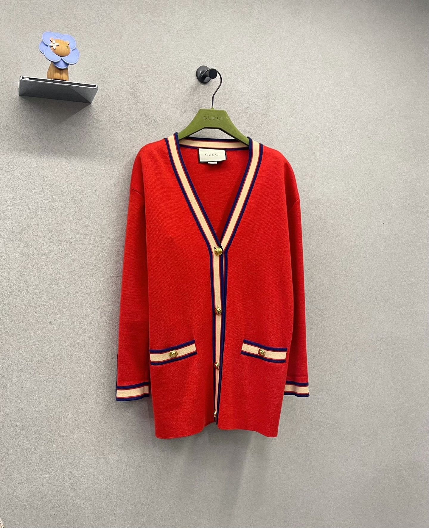 Gucci Gucci Red Knit Cardigan XXS Size XXS / US 00 / IT 34 - 3 Thumbnail