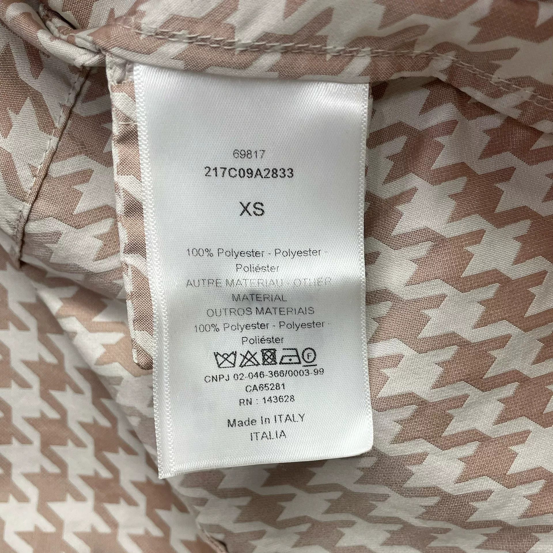 Dior Dior Houndstooth Hooded Windbreaker Size US XS / EU 42 / 0 - 6 Thumbnail