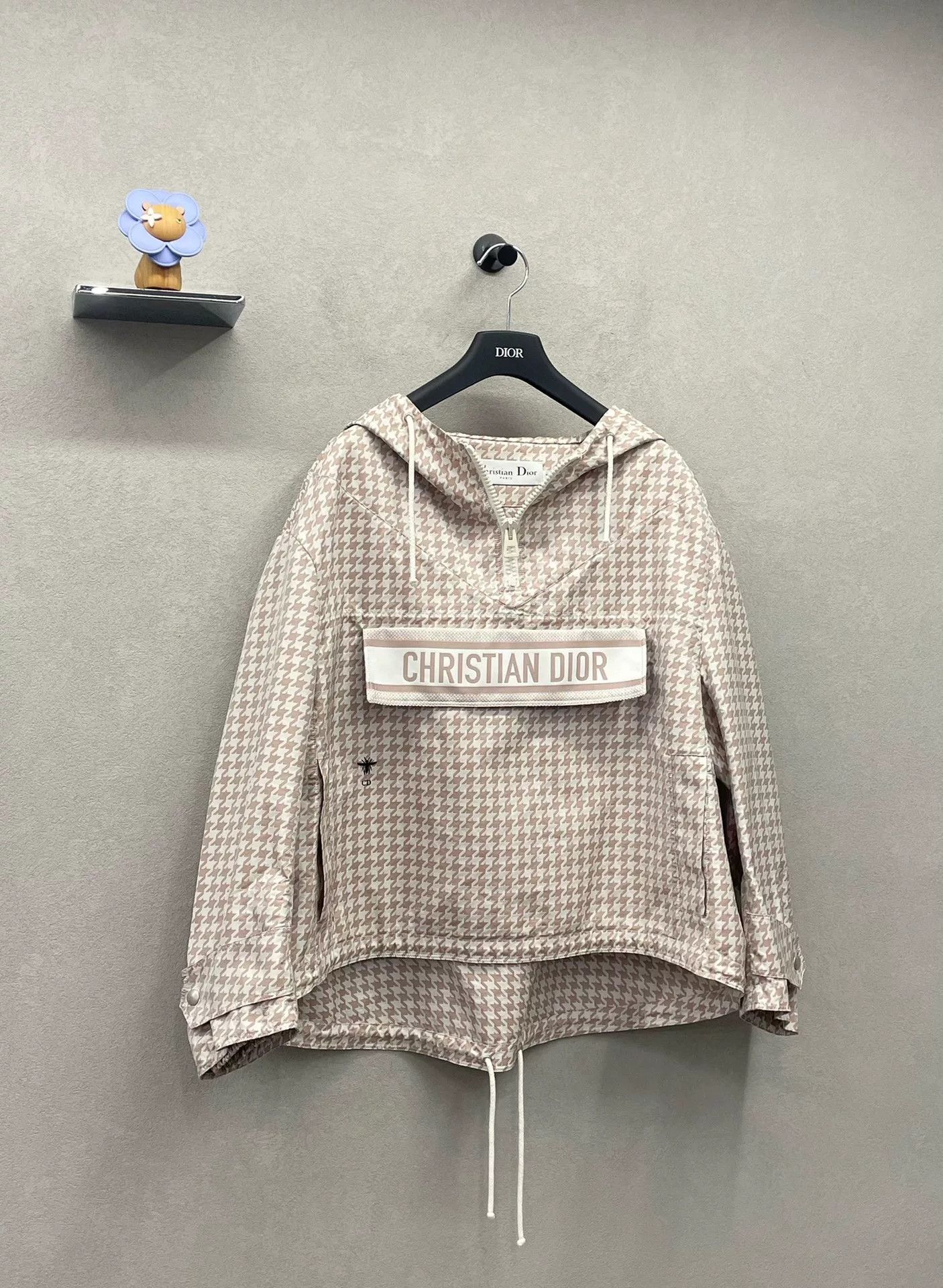 Dior Dior Houndstooth Hooded Windbreaker Size US XS / EU 42 / 0 - 3 Thumbnail