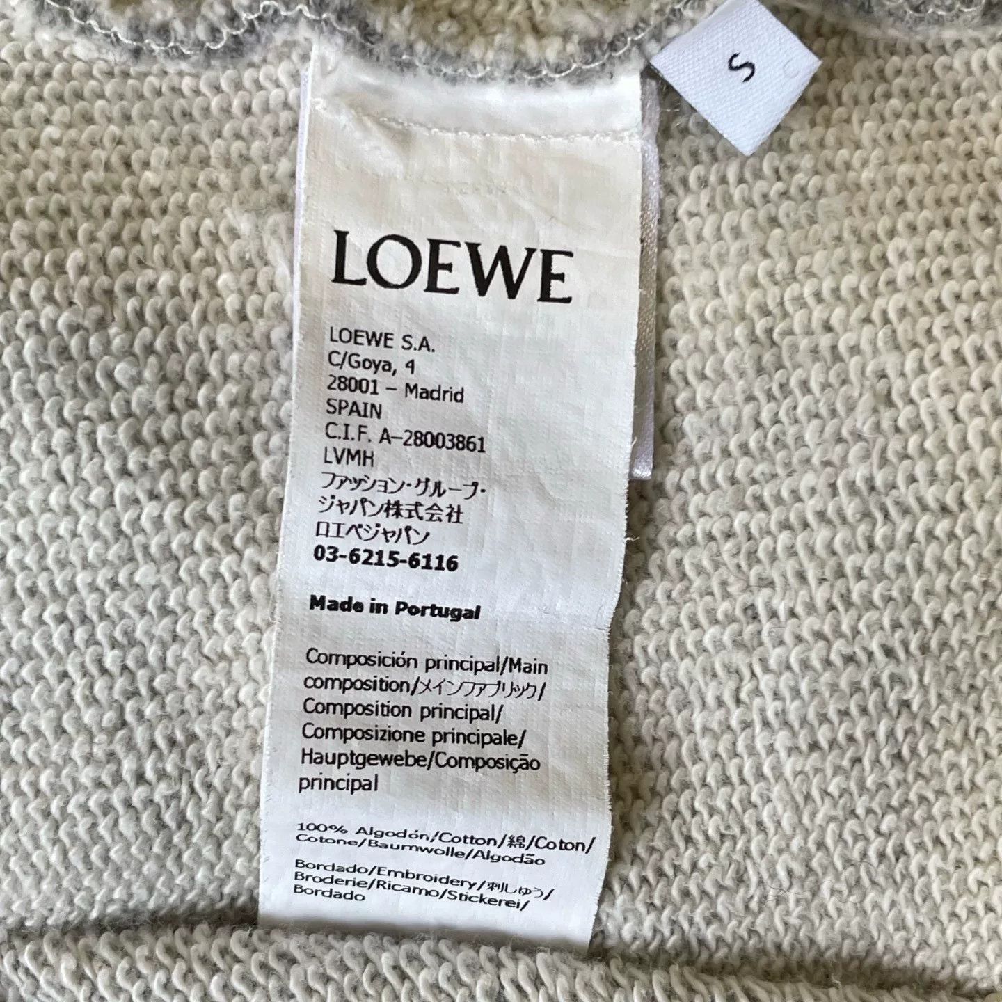 Loewe LOEWE Long-Sleeve Embroidered Sweatshirt Size S / US 4 / IT 40 - 6 Thumbnail