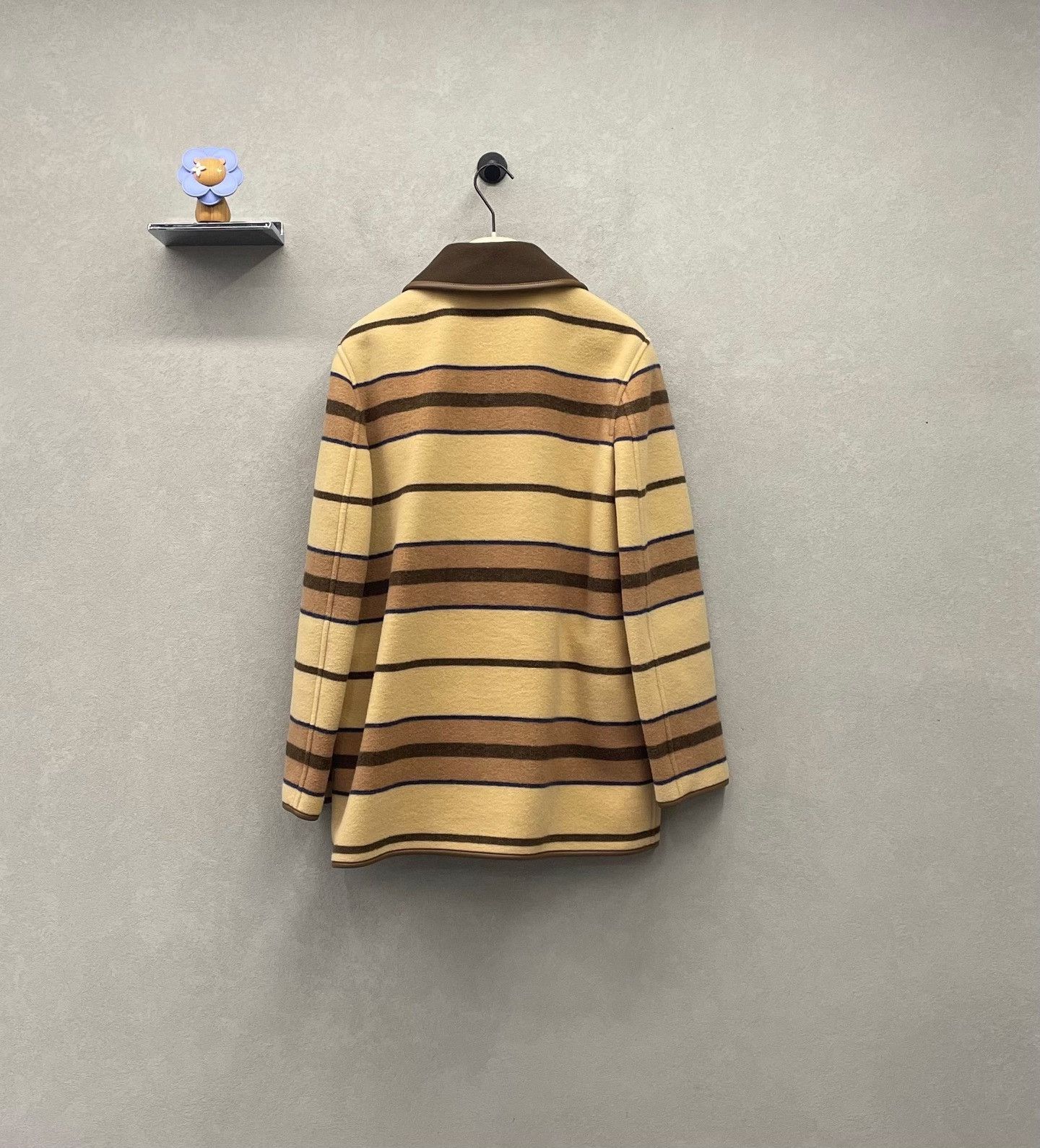 Burberry Burberry Classic Stripe Wool Coat Size US M / EU 48-50 / 2 - 3 Thumbnail
