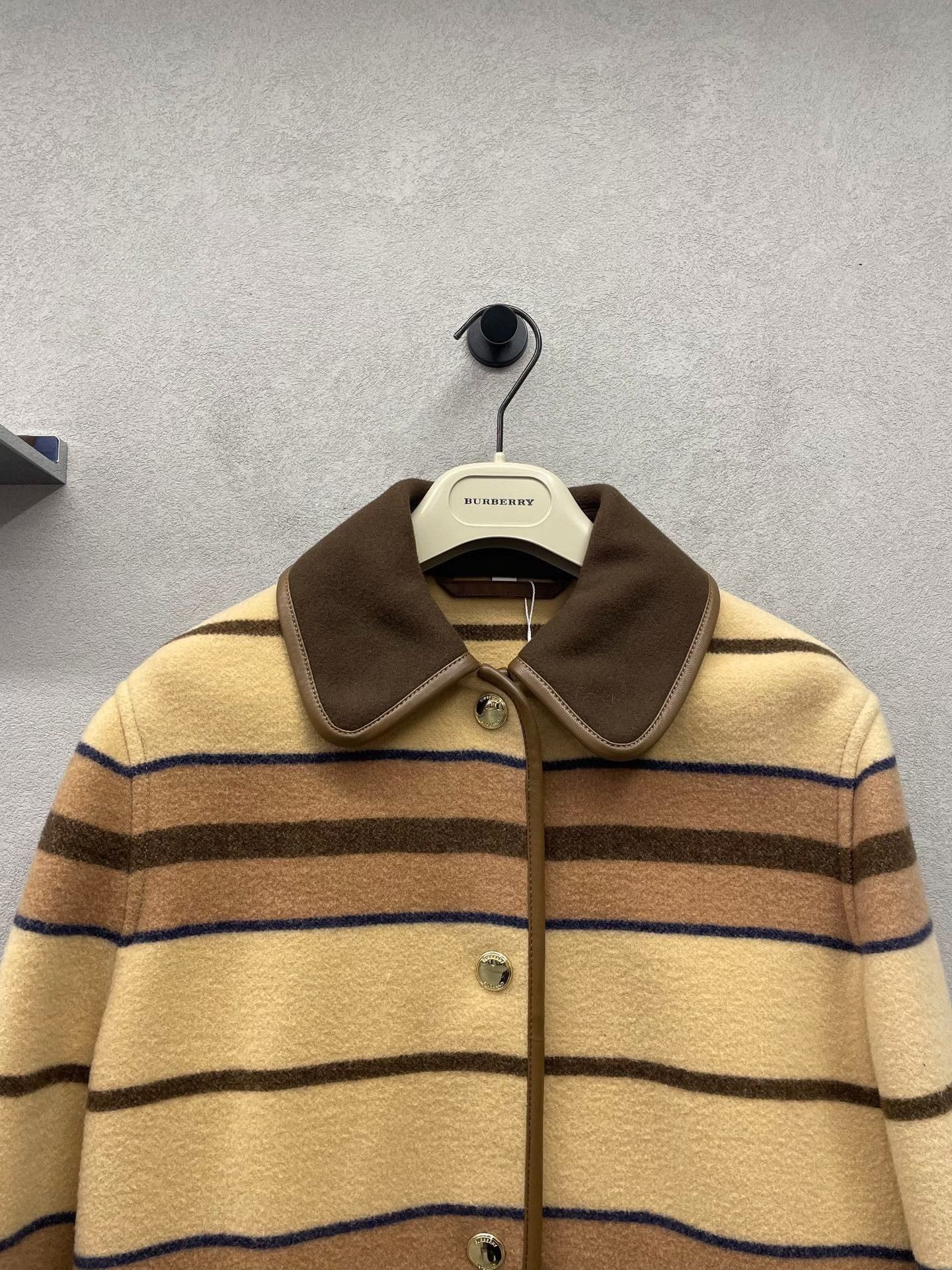 Burberry Burberry Classic Stripe Wool Coat Size US M / EU 48-50 / 2 - 4 Thumbnail