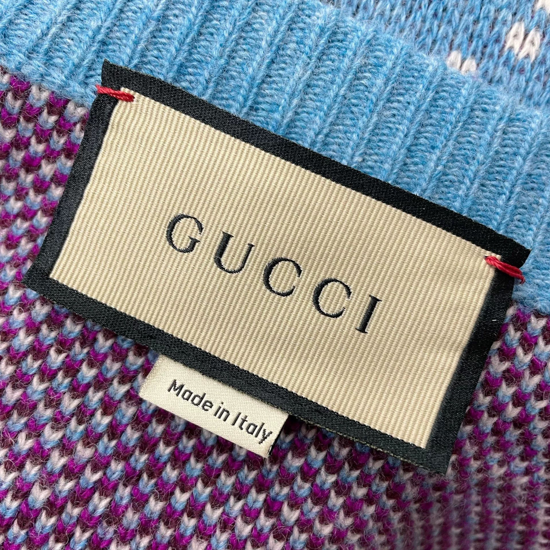 Gucci Gucci GG Monogram Blue Knit Cardigan Size XL / US 12-14 / IT 48-50 - 4 Thumbnail