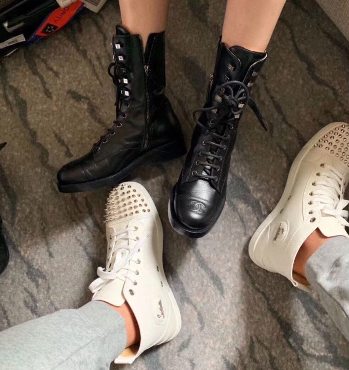 Chanel CHANEL Black Mid-Calf Boots Size US 6 / IT 36 - 8 Thumbnail
