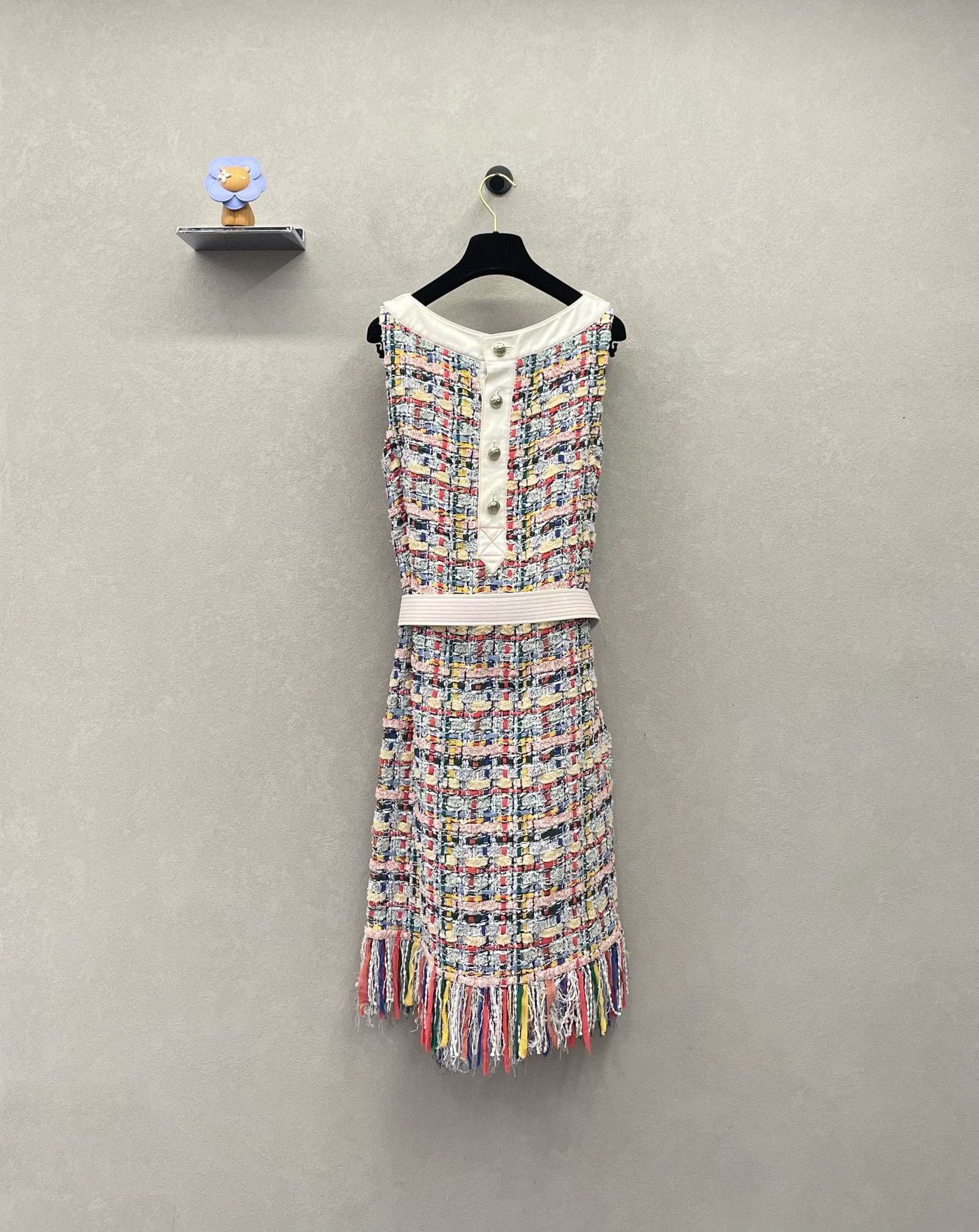 Chanel Chanel Runway Fringe Tweed Dress Size XS / US 0-2 / IT 36-38 - 2 Thumbnail