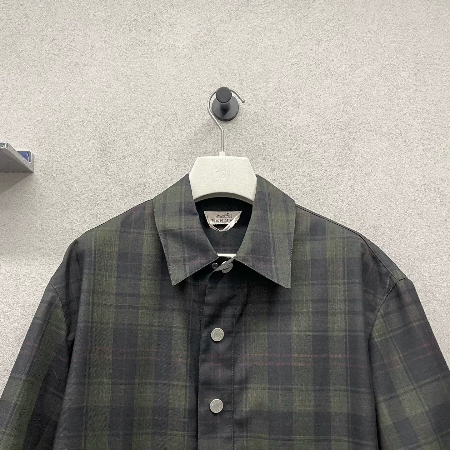 Hermes Hermès Plaid Short-Sleeve Shirt Size US M / EU 48-50 / 2 - 4 Thumbnail