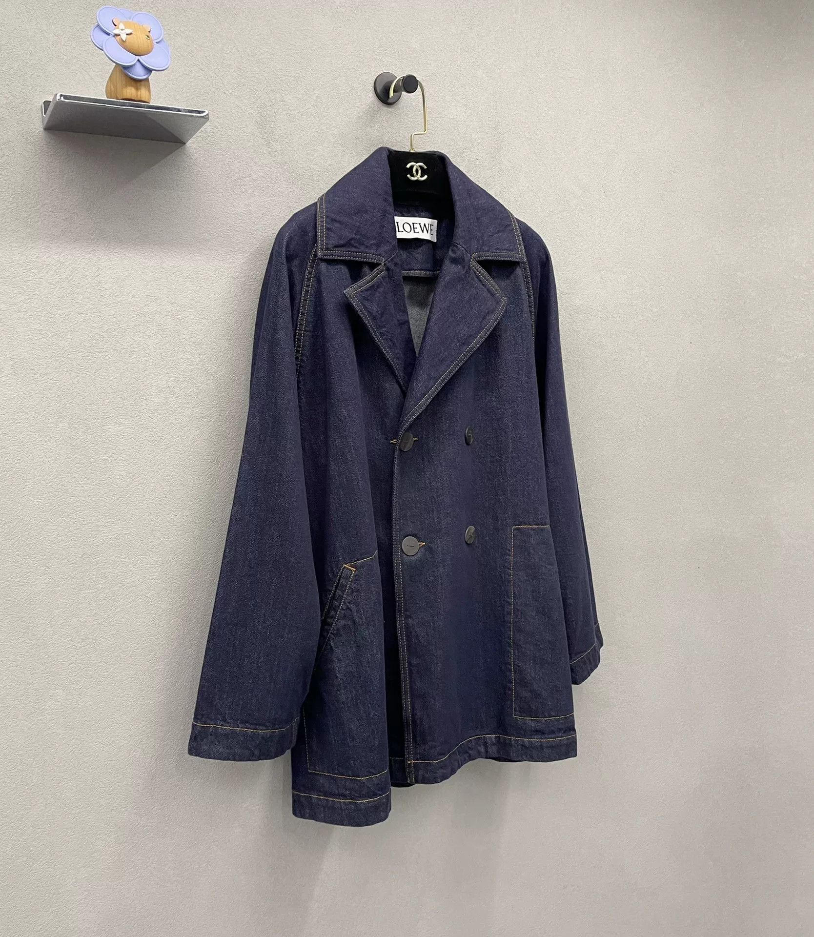 Loewe Loewe Dark Blue Denim Jacket Size US M / EU 48-50 / 2 - 3 Thumbnail