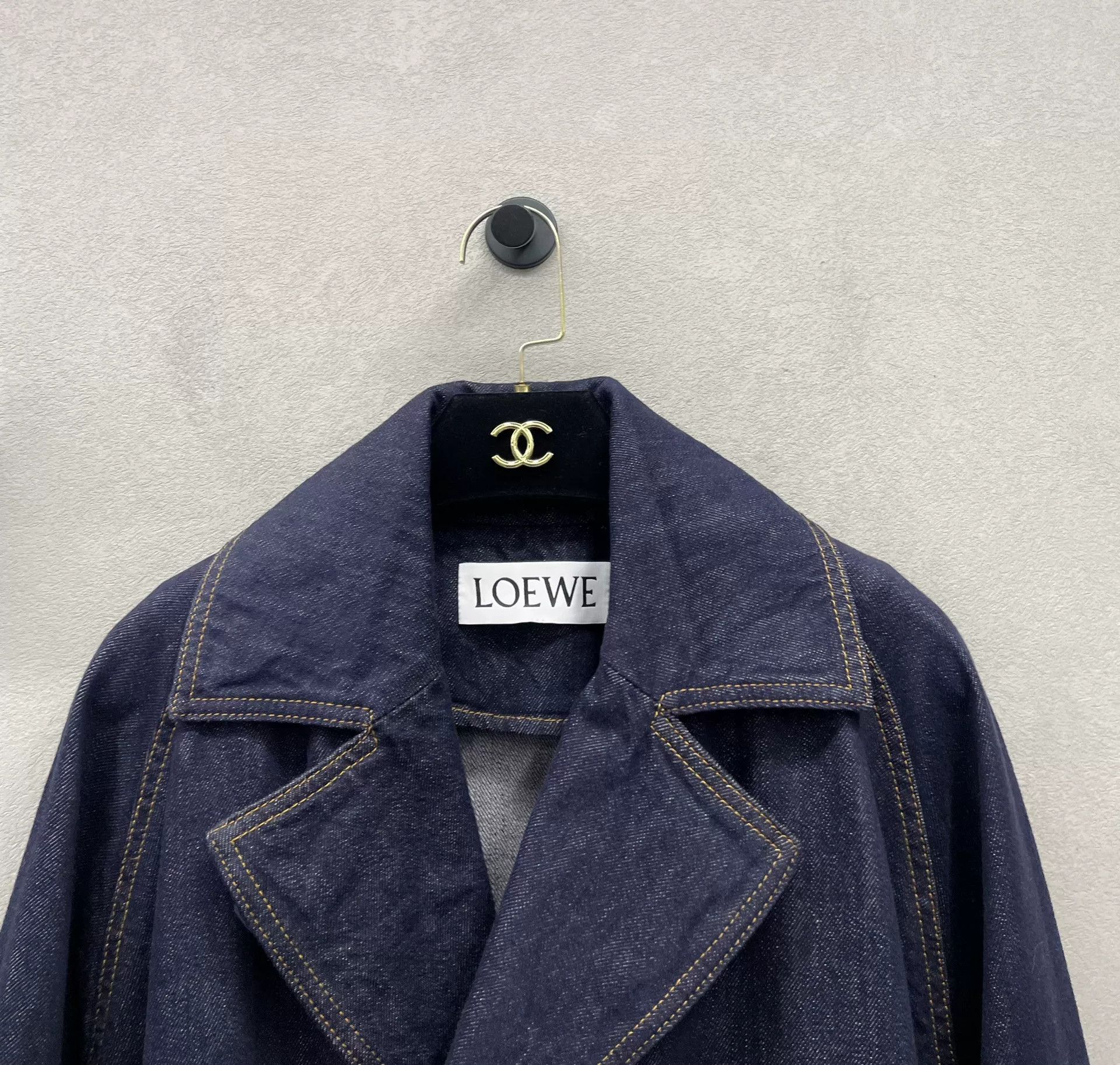 Loewe Loewe Dark Blue Denim Jacket Size US M / EU 48-50 / 2 - 4 Thumbnail