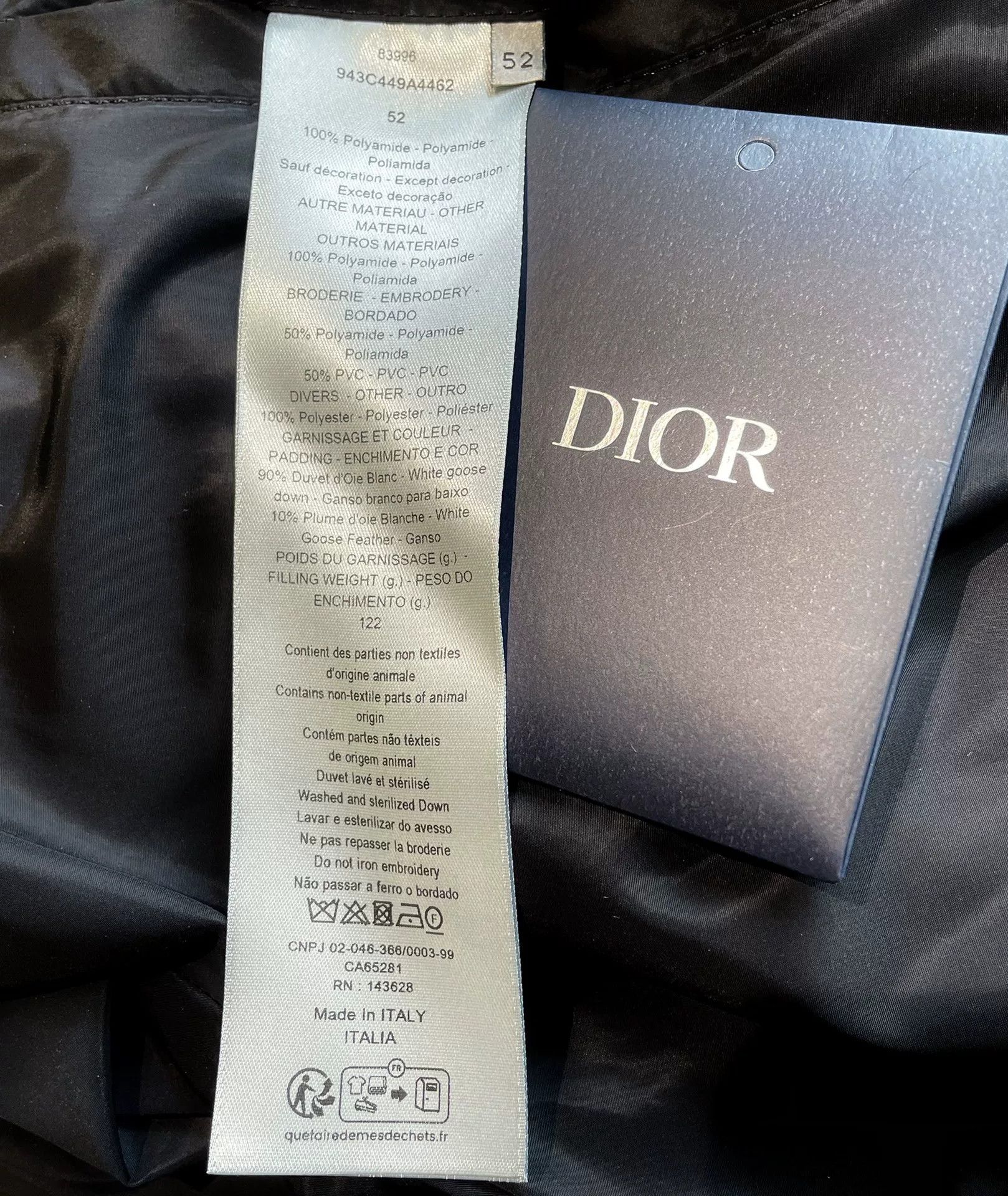 Dior Dior Logo Print Down Jacket Size US L / EU 52-54 / 3 - 5 Thumbnail