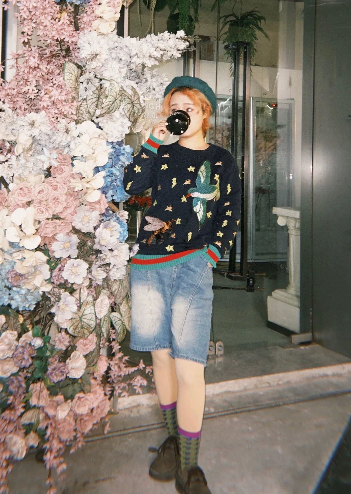 Gucci Gucci Star Bird Embroidery Sweater Size S / US 4 / IT 40 - 6 Thumbnail