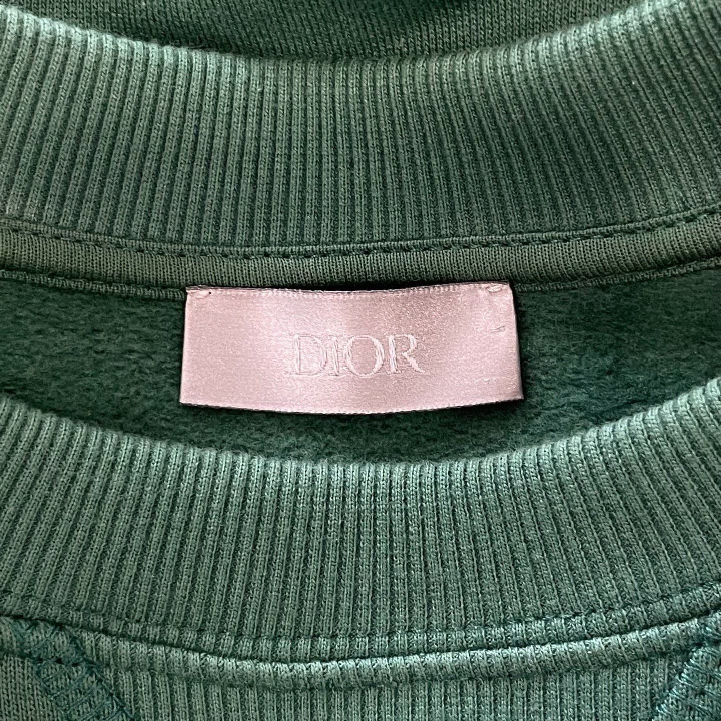 Dior DIOR Green Crewneck Sweatshirt Size S / US 4 / IT 40 - 5 Thumbnail