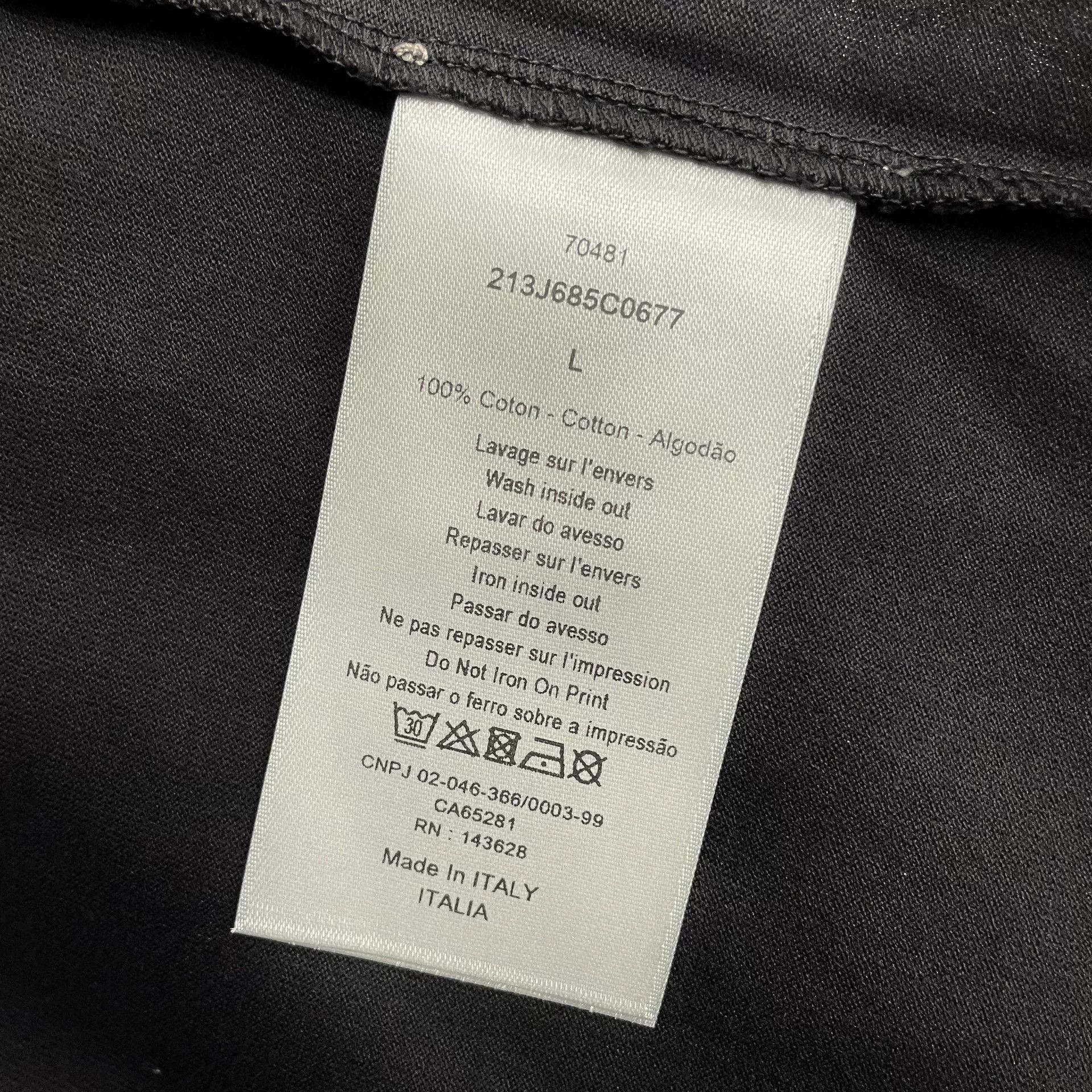 Dior Dior Travis Scott Collaboration Black T-Shirt Size US L / EU 52-54 / 3 - 6 Thumbnail