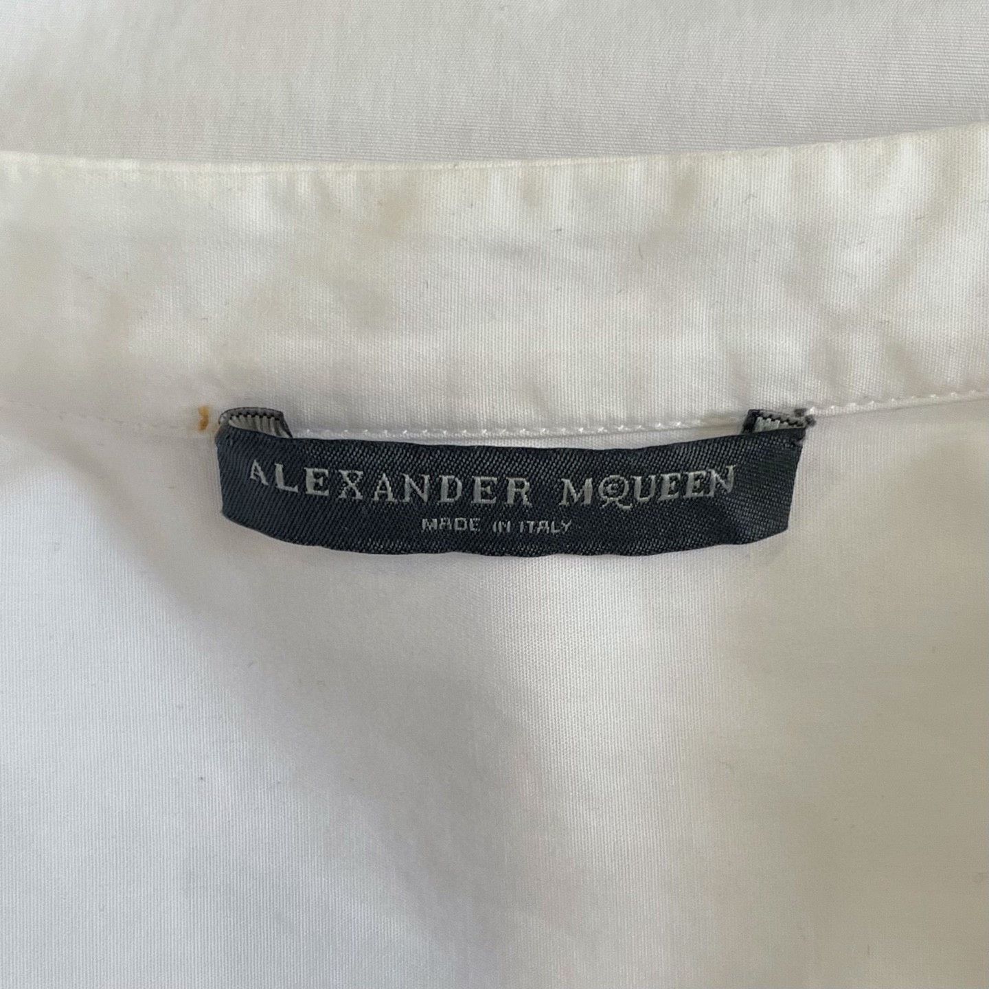 Alexander McQueen Alexander McQueen White Floral Embroidery Shirt Size S / US 4 / IT 40 - 5 Thumbnail