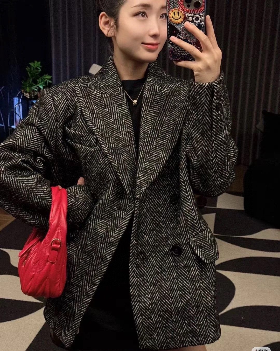 Miu Miu Miumiu Herringbone Blazer Size XS / US 0-2 / IT 36-38 - 6 Thumbnail