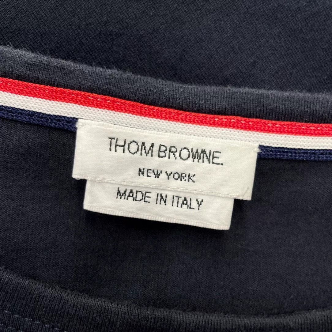 Thom Browne Thom Browne Navy Short-Sleeve Top Size US S / EU 44-46 / 1 - 5 Thumbnail