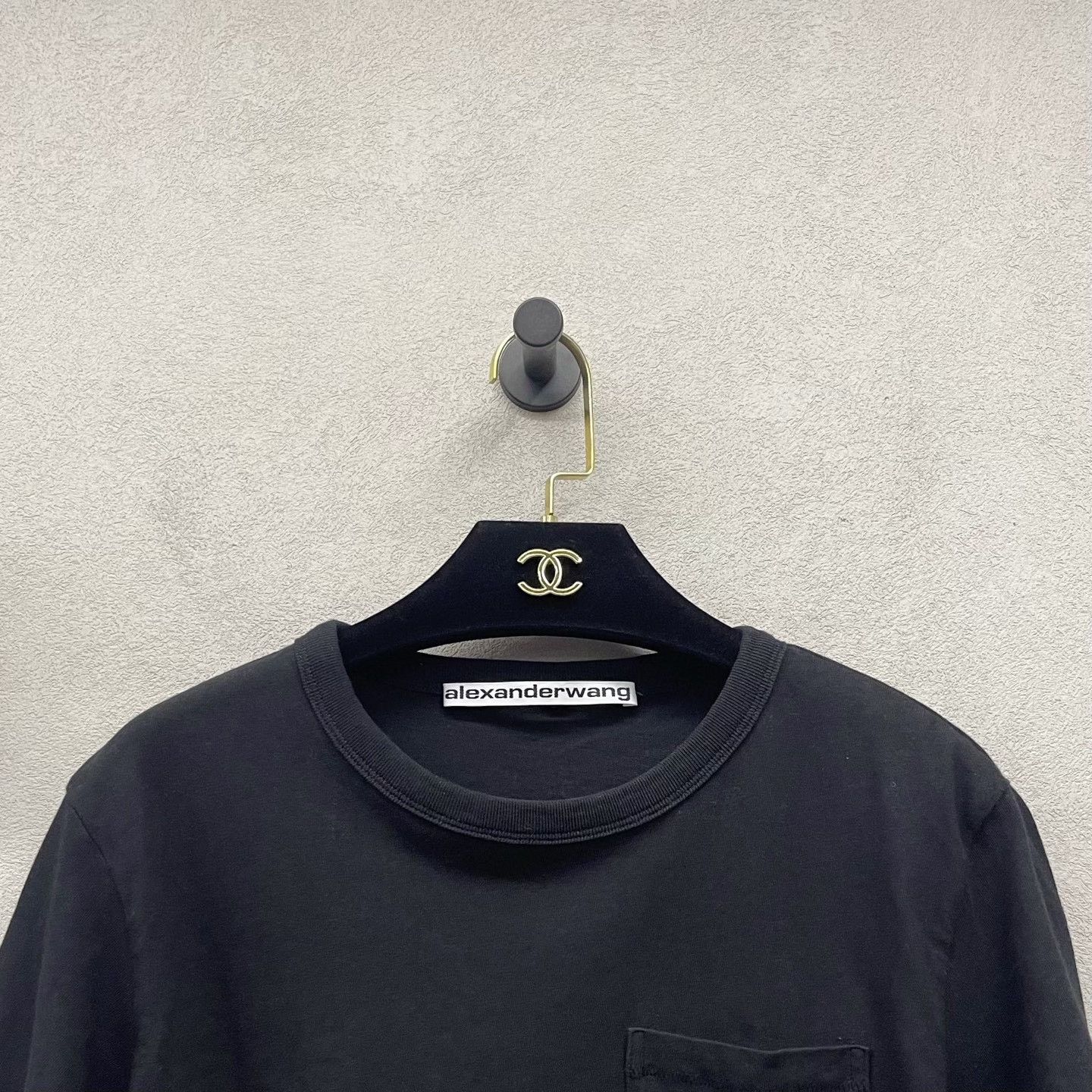 Alexander Wang Alexander Wang Woven Logo Cropped T-shirt Size XS / US 0-2 / IT 36-38 - 4 Thumbnail