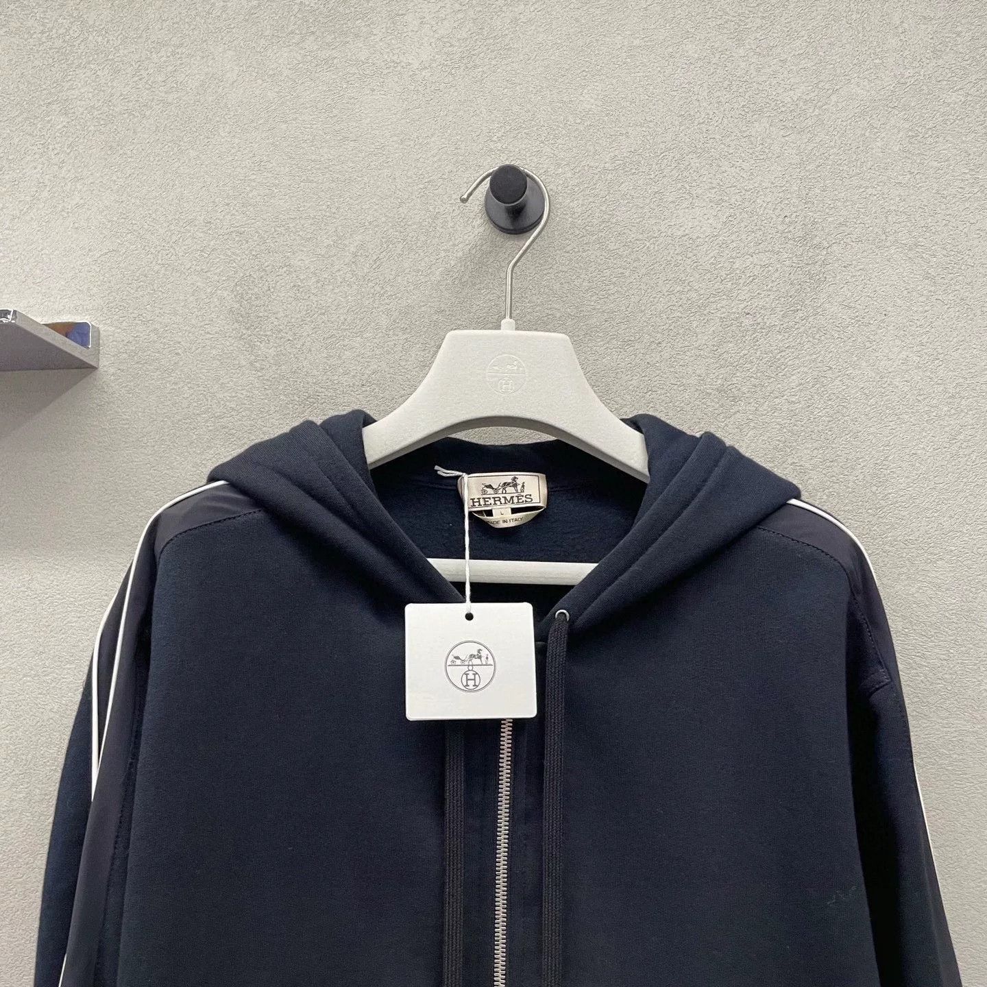 Hermes Hermes Hooded Black Coat Size L Size US L / EU 52-54 / 3 - 4 Thumbnail