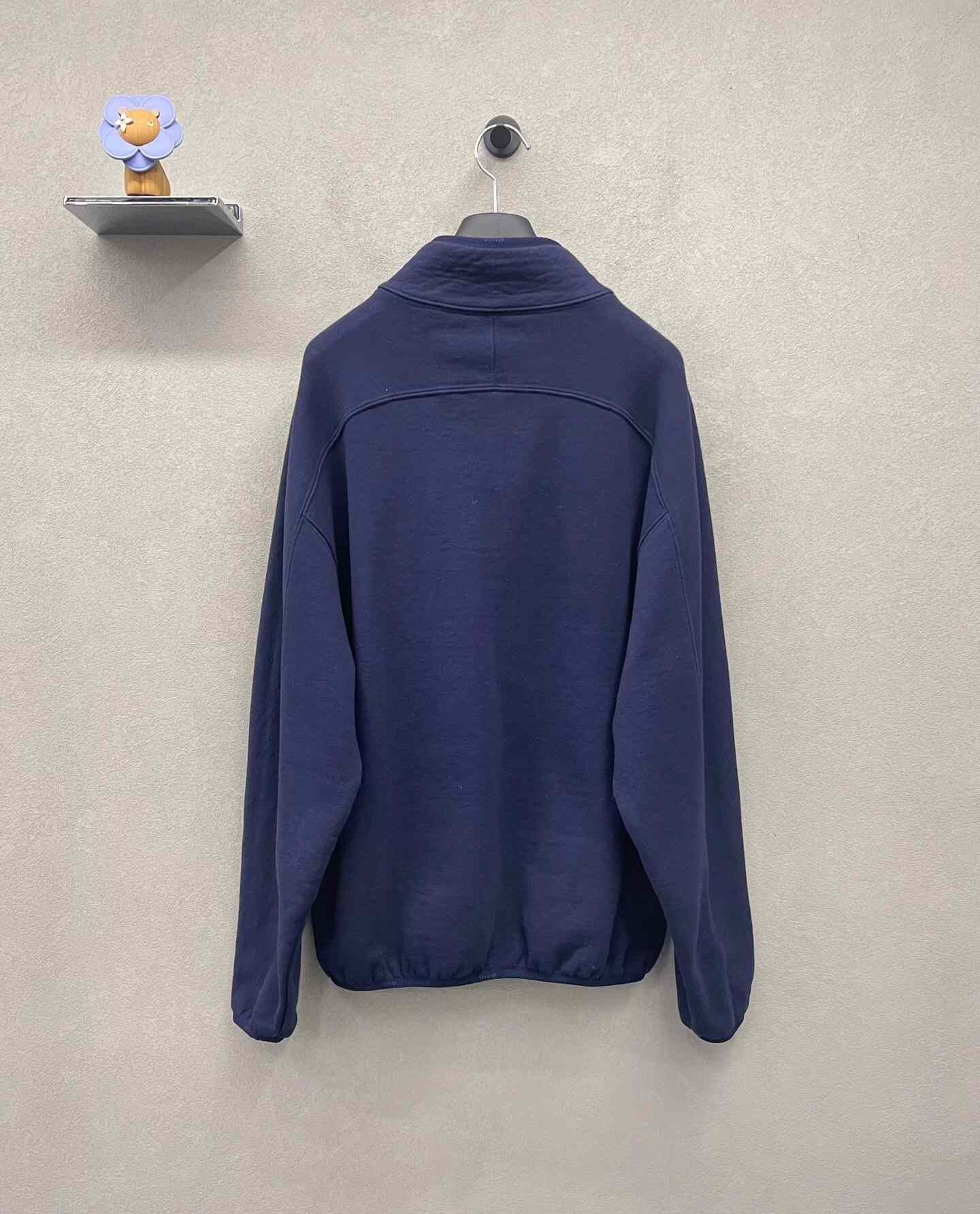 Dior Dior Navy Embroidered Sweatshirt Size US L / EU 52-54 / 3 - 2 Thumbnail