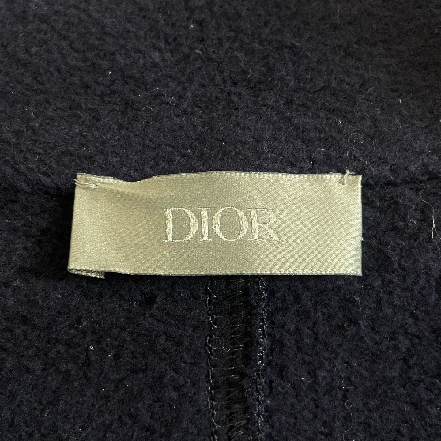 Dior Dior Navy Embroidered Sweatshirt Size US L / EU 52-54 / 3 - 5 Thumbnail