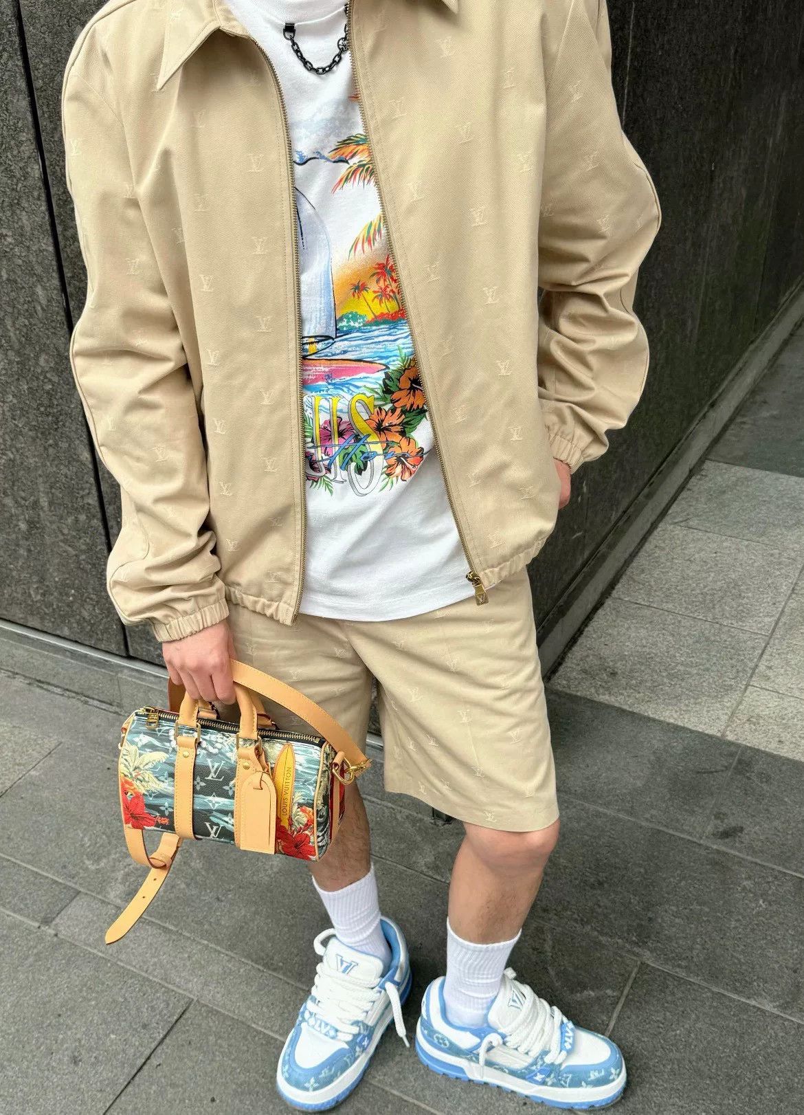 Louis Vuitton LV Logo Khaki Jacket Size US M / EU 48-50 / 2 - 7 Thumbnail