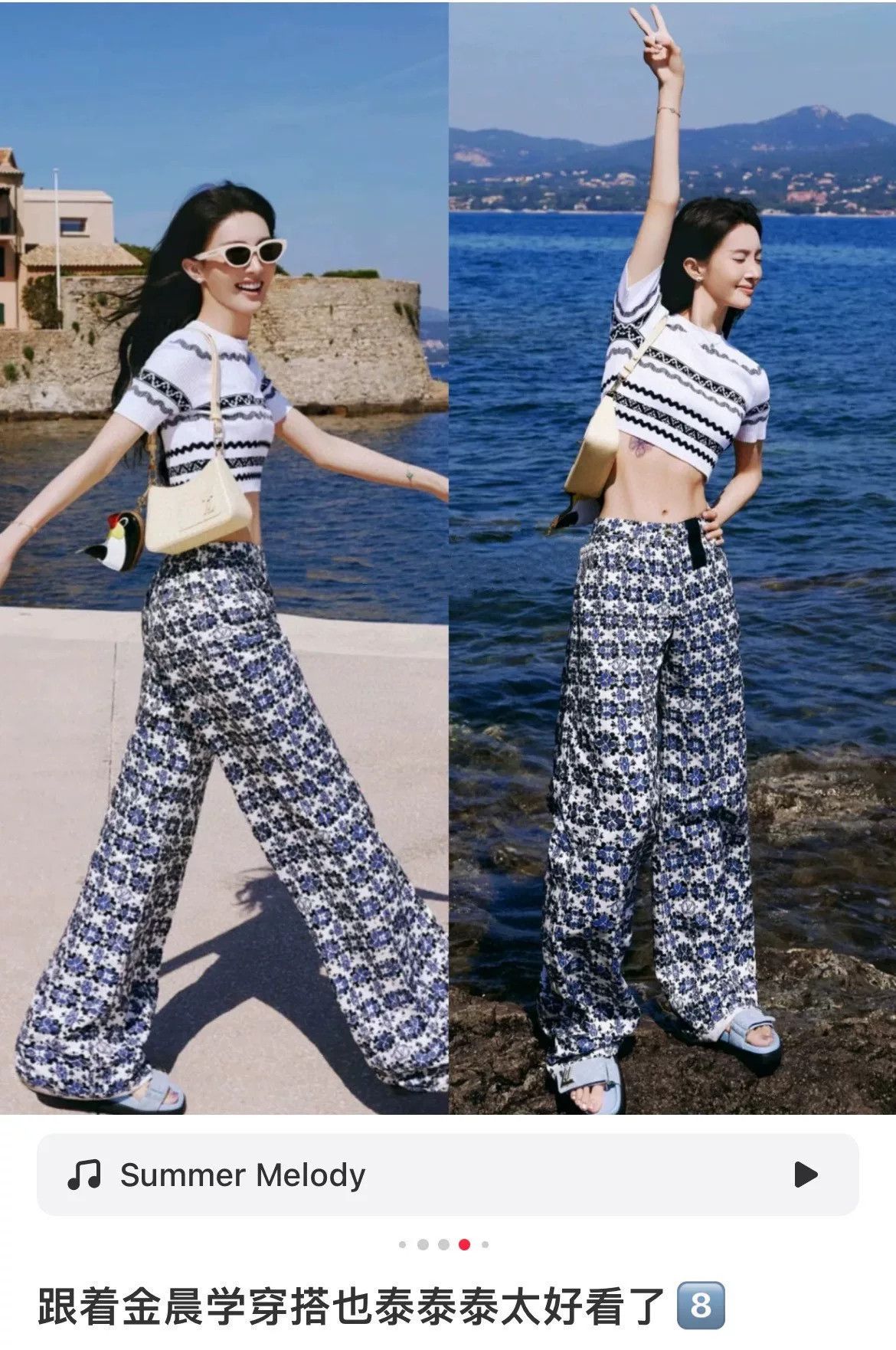 Louis Vuitton LV Blue Floral Print Jeans Size 36" / US 14 / IT 50 - 8 Thumbnail