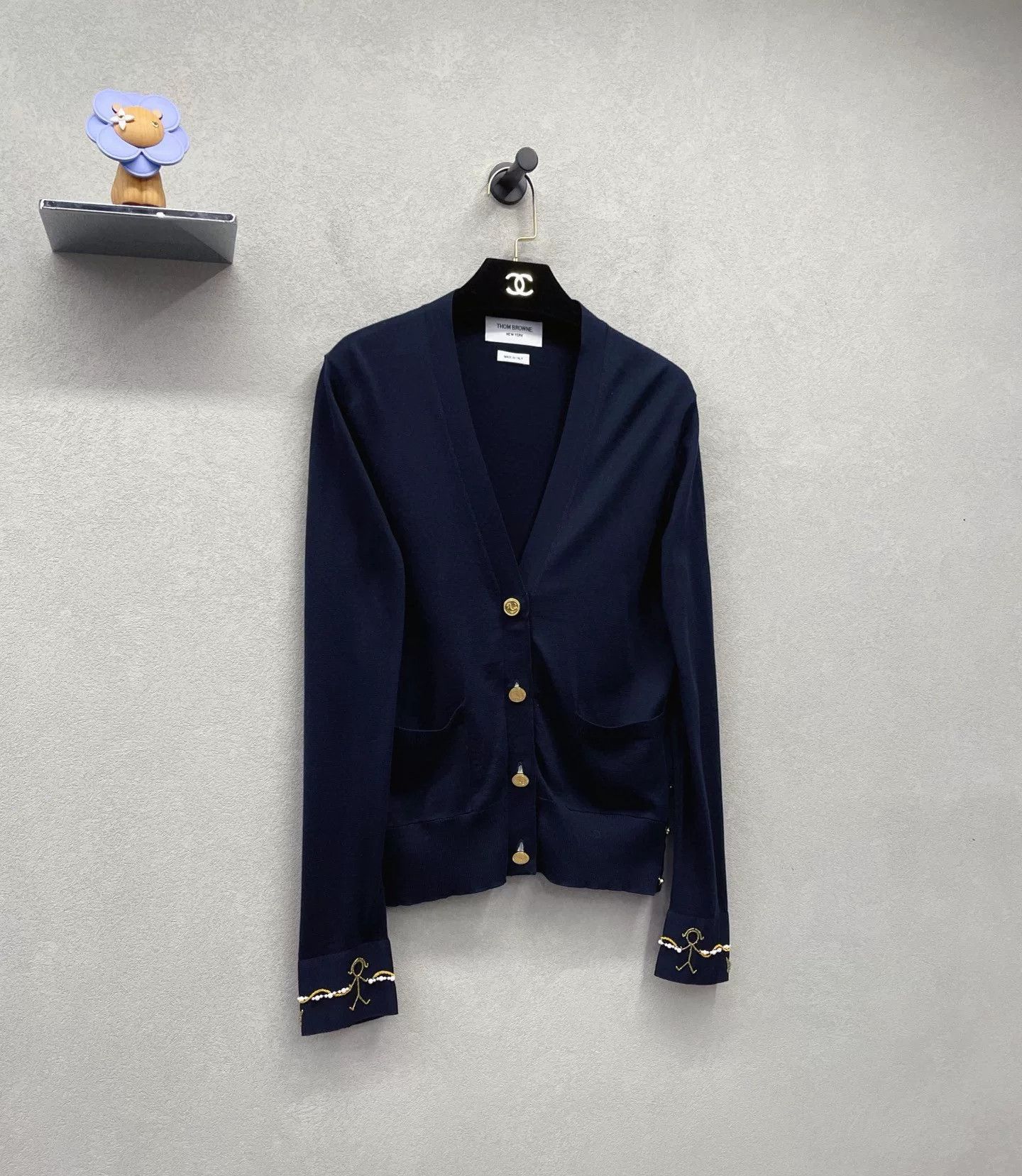 Thom Browne Thom Browne V-Neck Button Knit Sweater Size US M / EU 48-50 / 2 - 3 Thumbnail