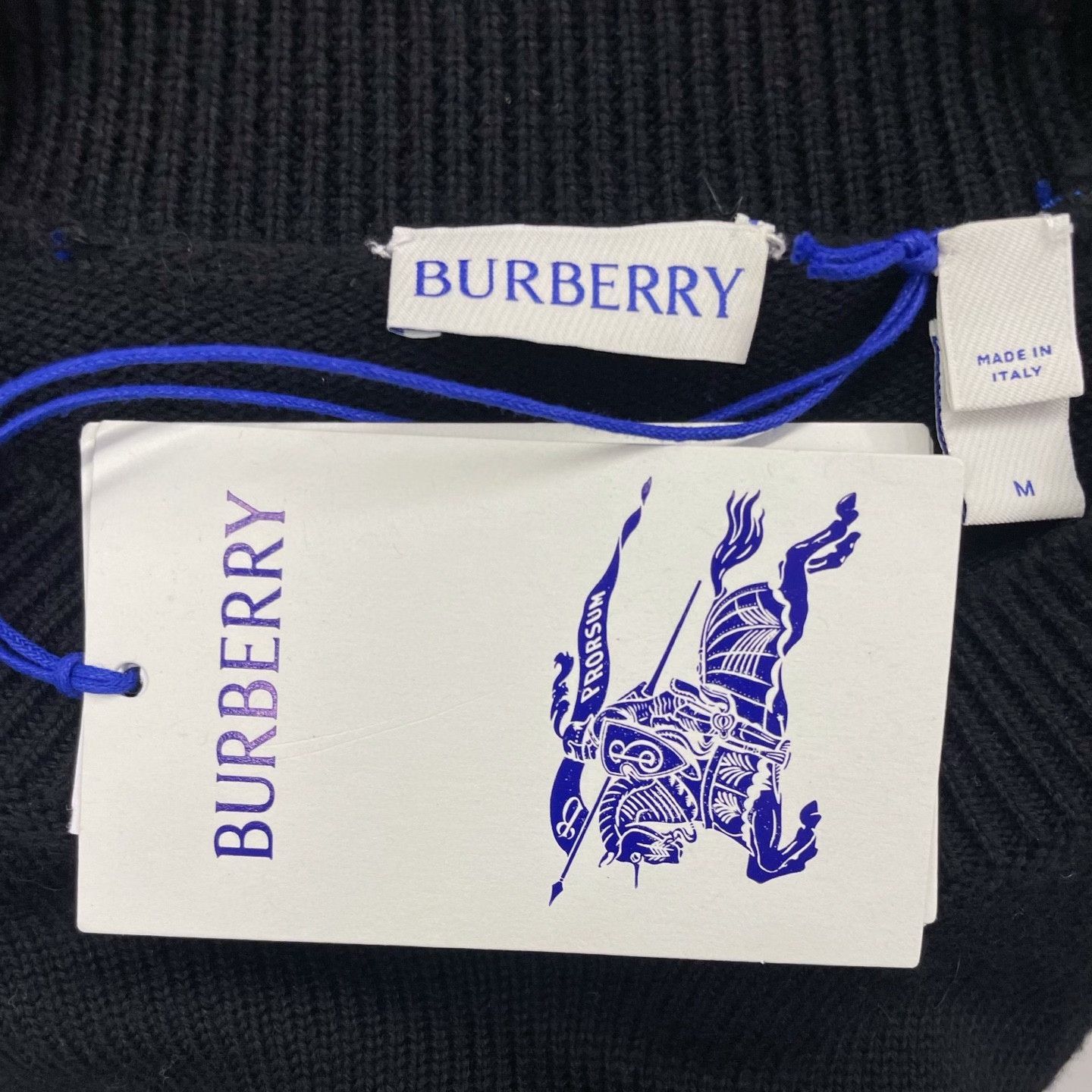 Burberry Burberry Logo Patch Black Sweater Size US M / EU 48-50 / 2 - 5 Thumbnail