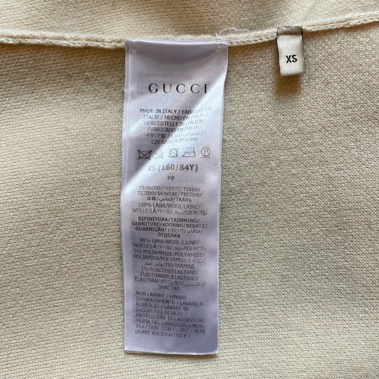 Gucci Gucci Wool A-Line Short-Sleeve Dress Size XS / US 0-2 / IT 36-38 - 6 Thumbnail
