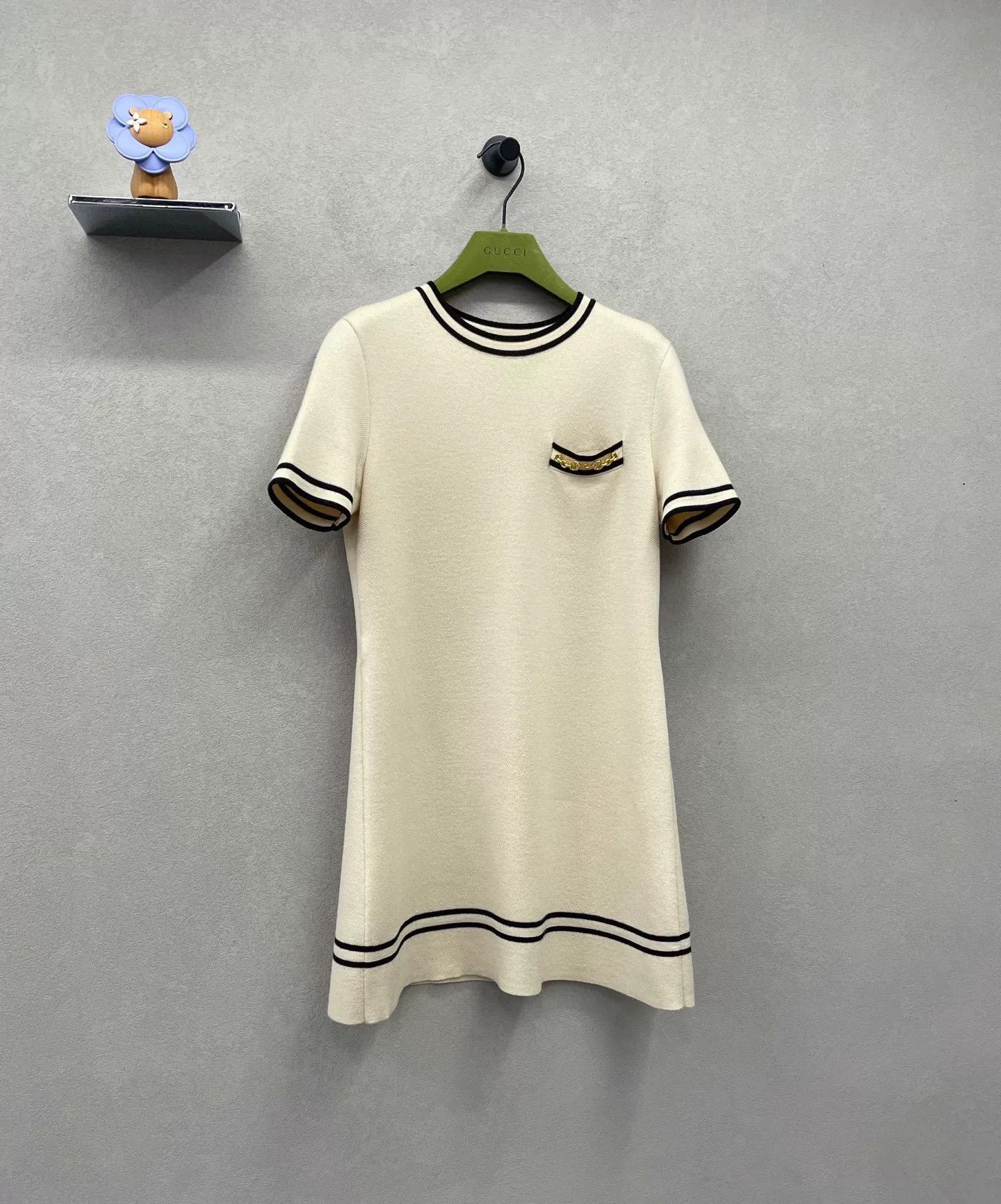 Gucci Gucci Wool A-Line Short-Sleeve Dress Size XS / US 0-2 / IT 36-38 - 3 Thumbnail