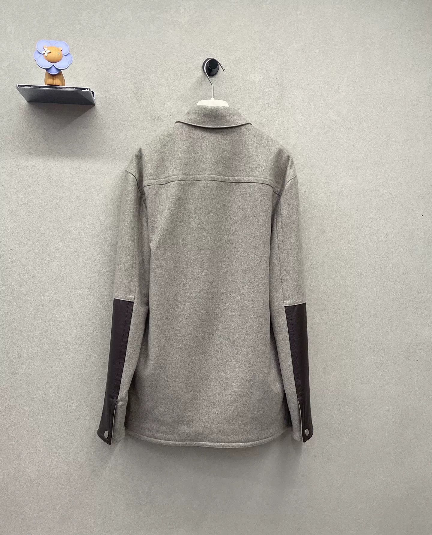 Hermes Hermes Gray Woolen Coat Size US S / EU 44-46 / 1 - 2 Thumbnail