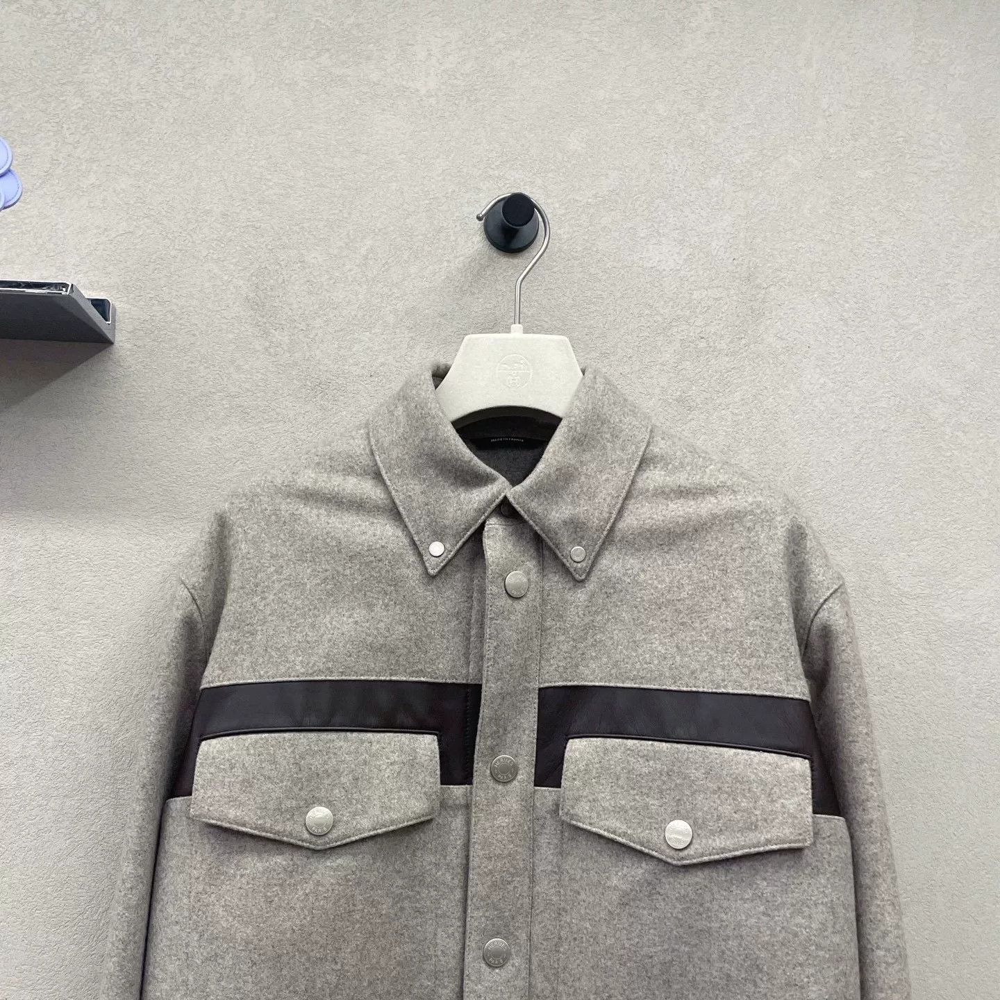 Hermes Hermes Gray Woolen Coat Size US S / EU 44-46 / 1 - 4 Thumbnail