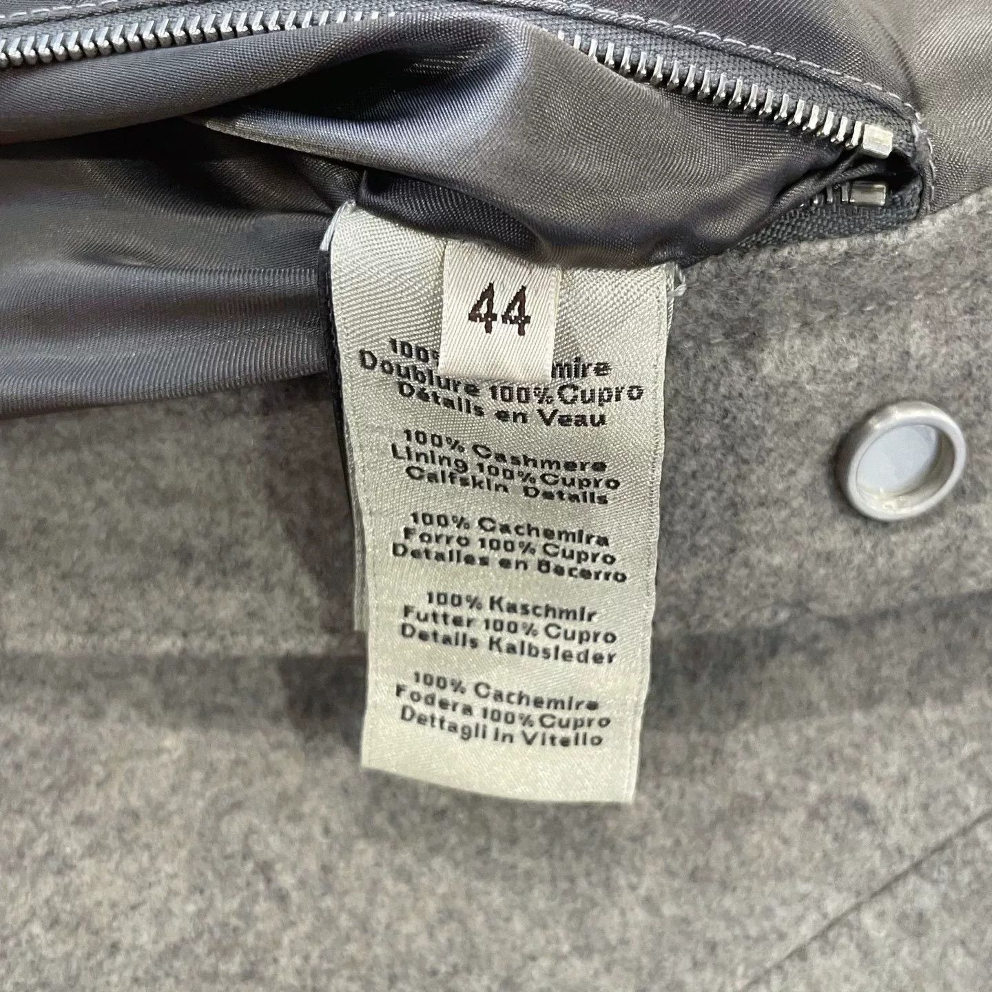 Hermes Hermes Gray Woolen Coat Size US S / EU 44-46 / 1 - 6 Thumbnail
