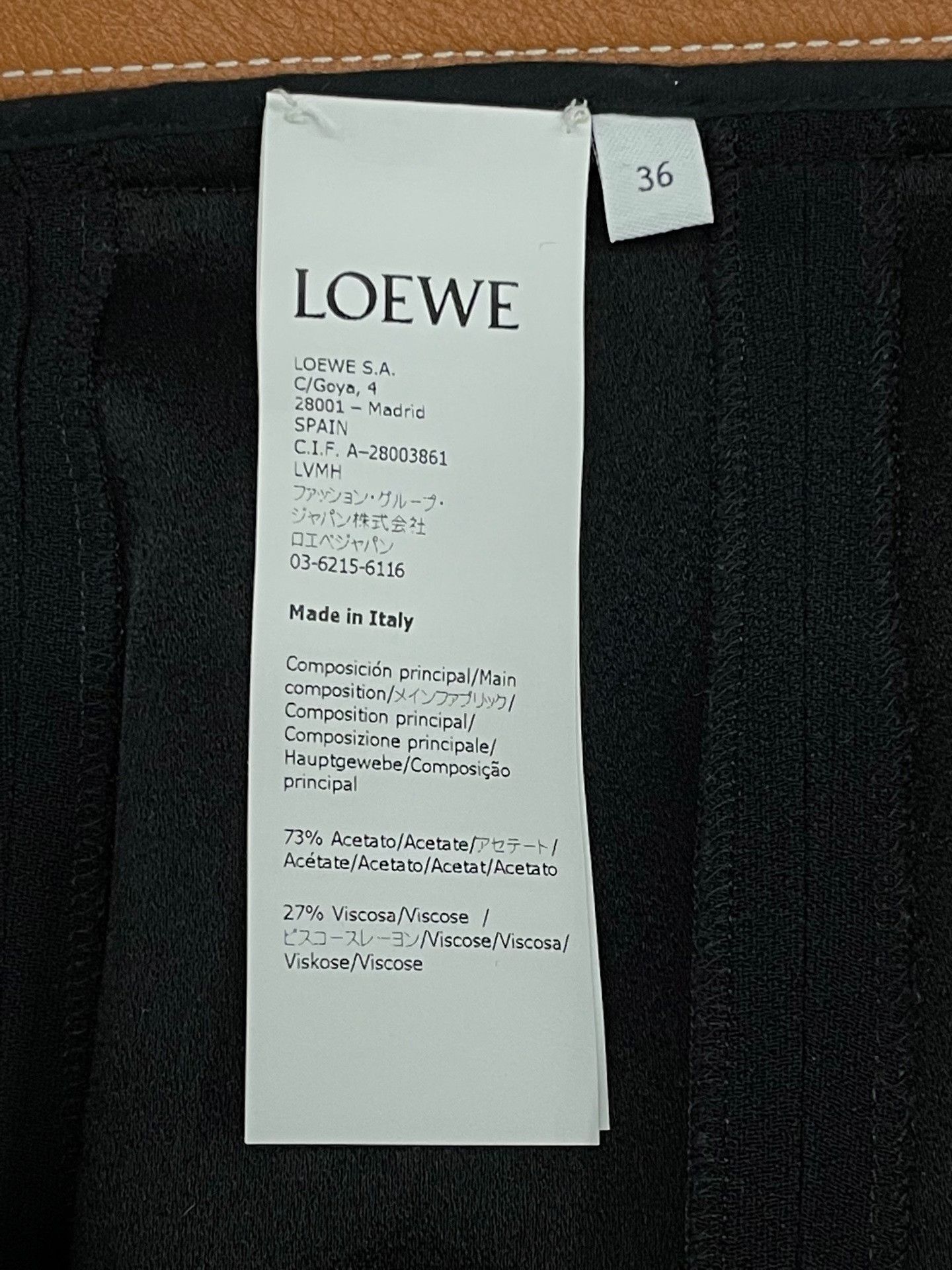 Loewe LOEWE Reverse Satin Mid-Waist Pleated Skirt Size 36" / US 14 / IT 50 - 6 Thumbnail