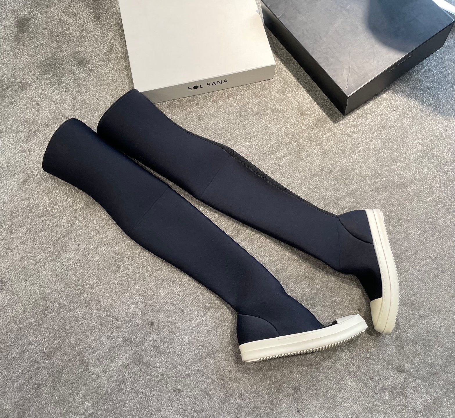 Rick Owens Rick Owens RO Over-the-Knee Boots Size US 5 / IT 35 - 2 Thumbnail