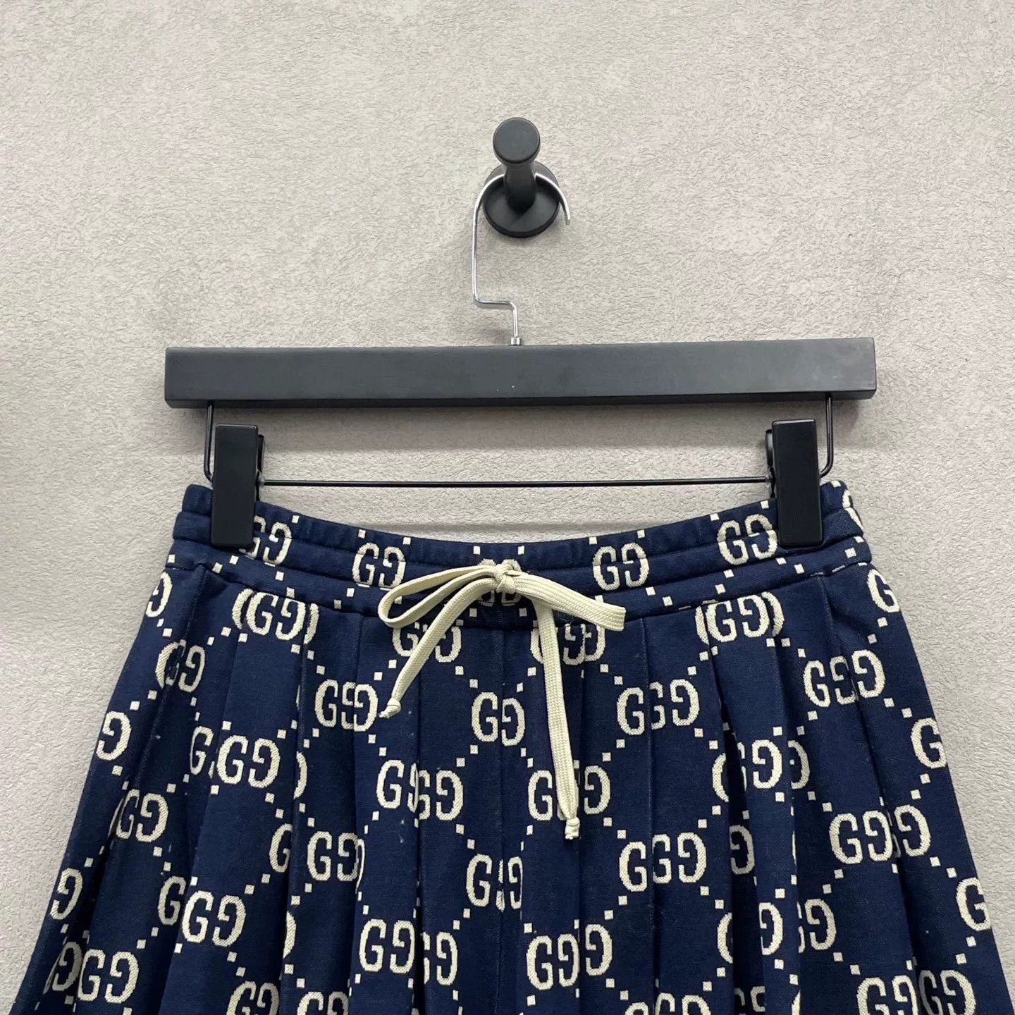 Gucci Gucci Blue Jacquard All-Over Print Culottes Size 22" - 4 Thumbnail