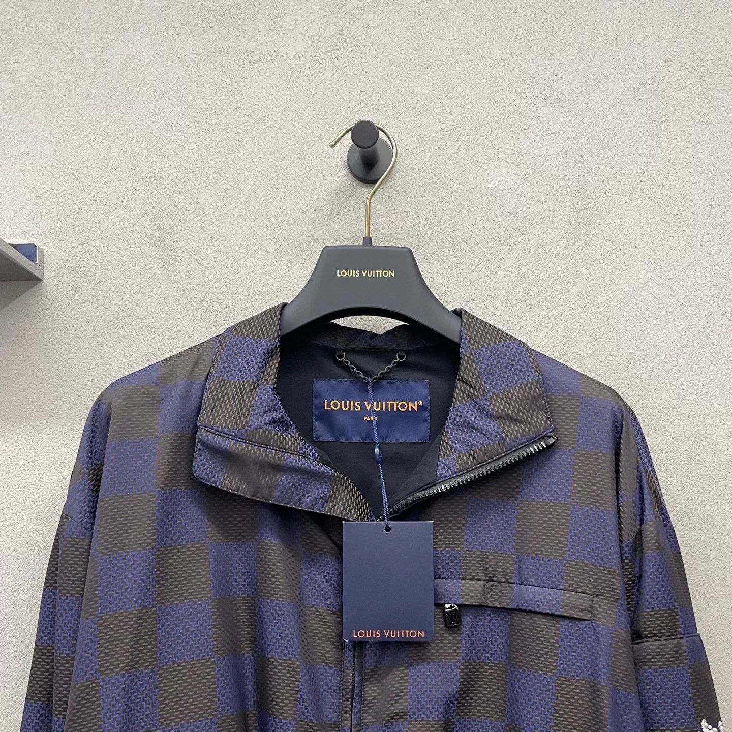 Louis Vuitton LV x Pharrell Checkerboard Navy Jacket Size US S / EU 44-46 / 1 - 4 Thumbnail