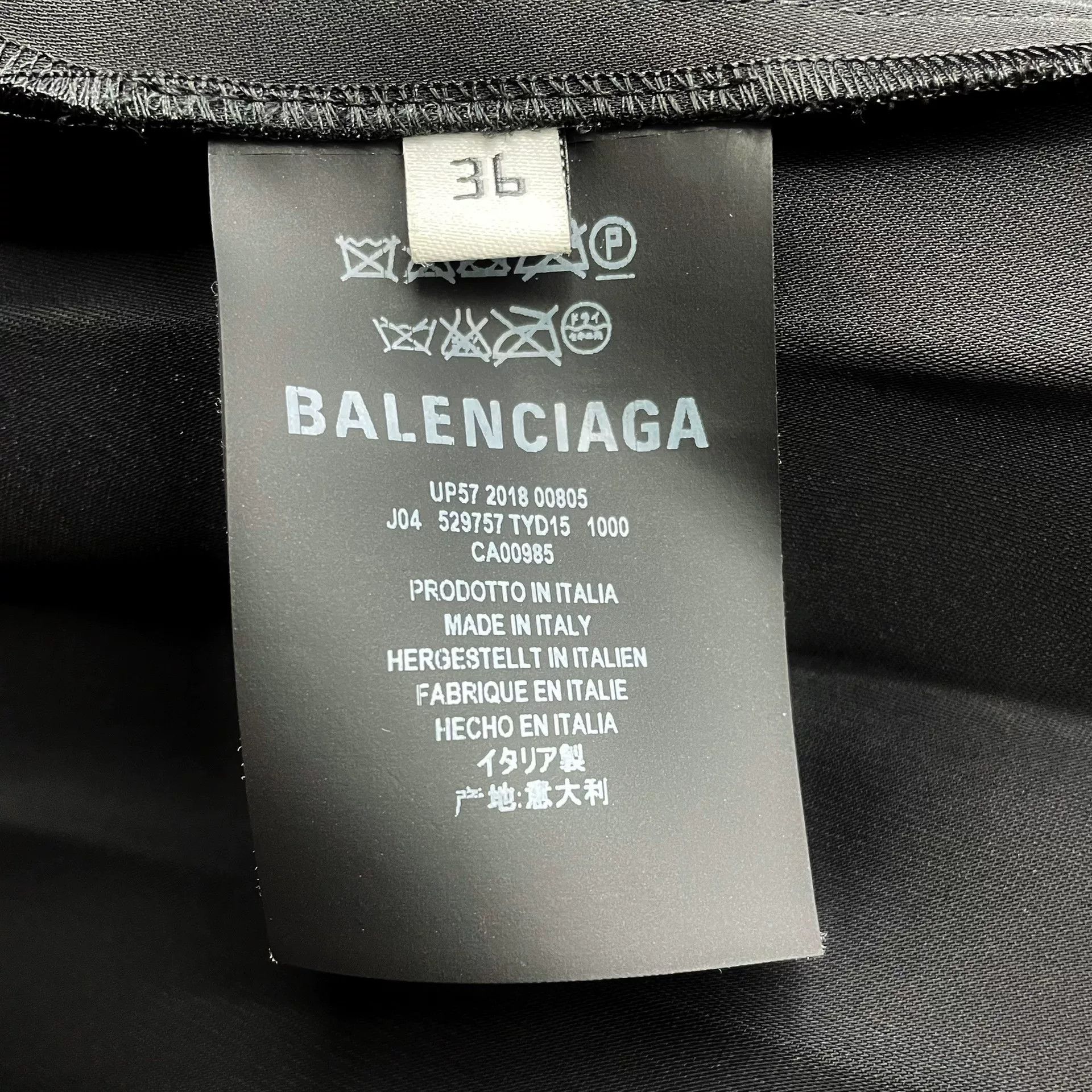 Balenciaga Balenciaga Black Pleated Skirt Size 36" / US 14 / IT 50 - 7 Thumbnail