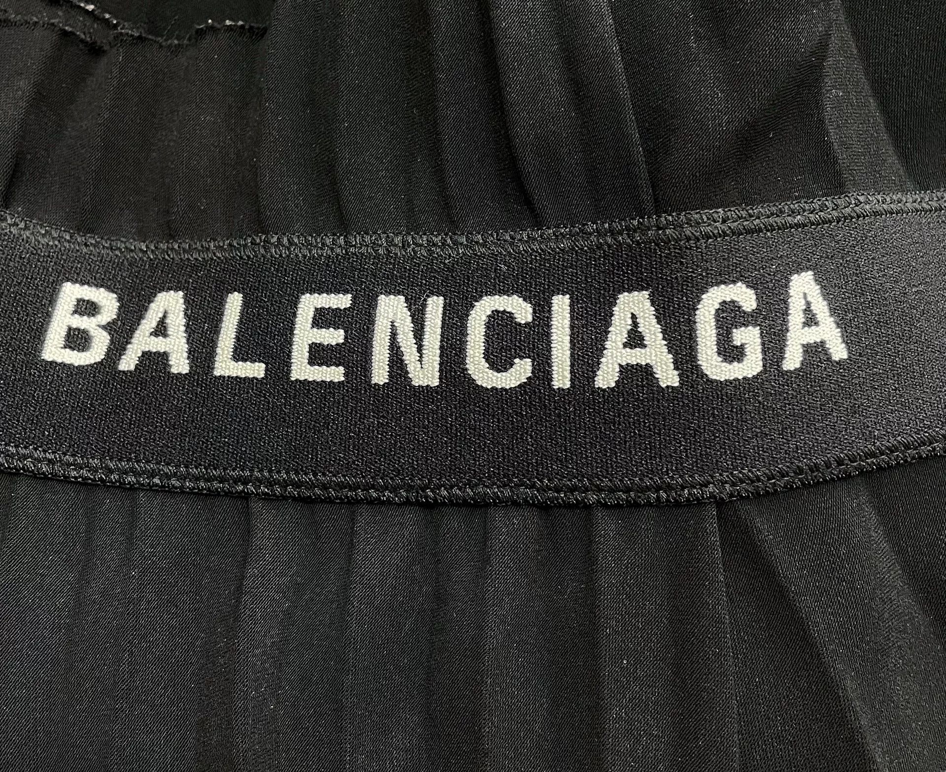 Balenciaga Balenciaga Black Pleated Skirt Size 36" / US 14 / IT 50 - 5 Thumbnail