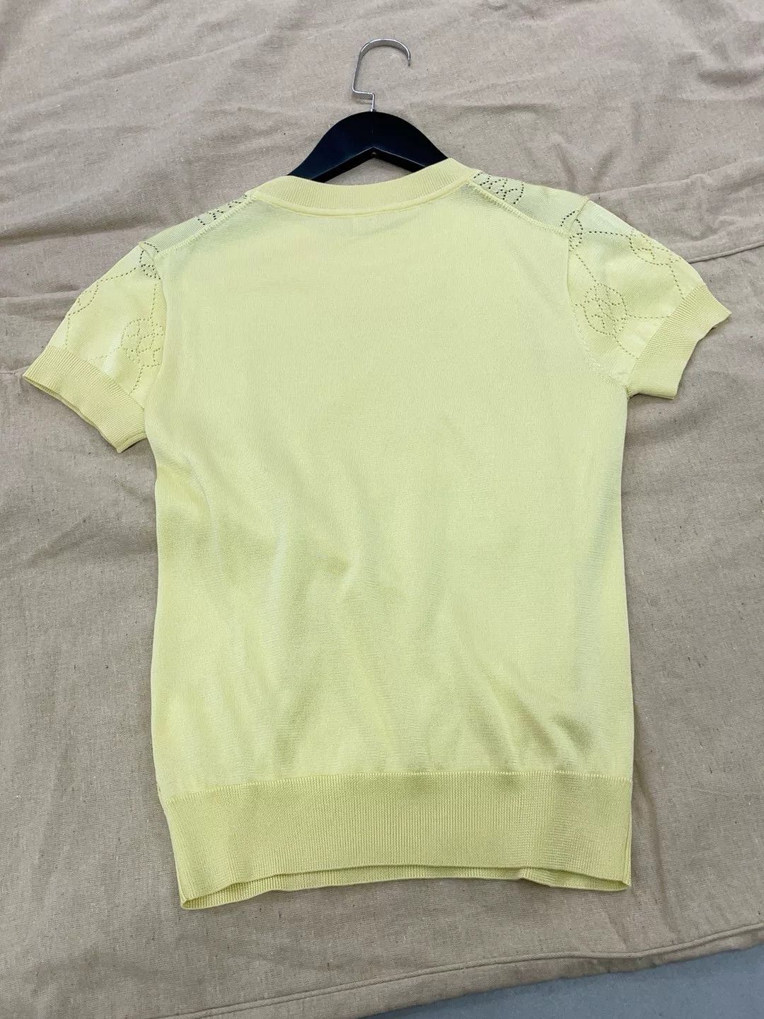 Hermes Hermès Yellow Knit Sweater Size XS / US 0-2 / IT 36-38 - 2 Thumbnail