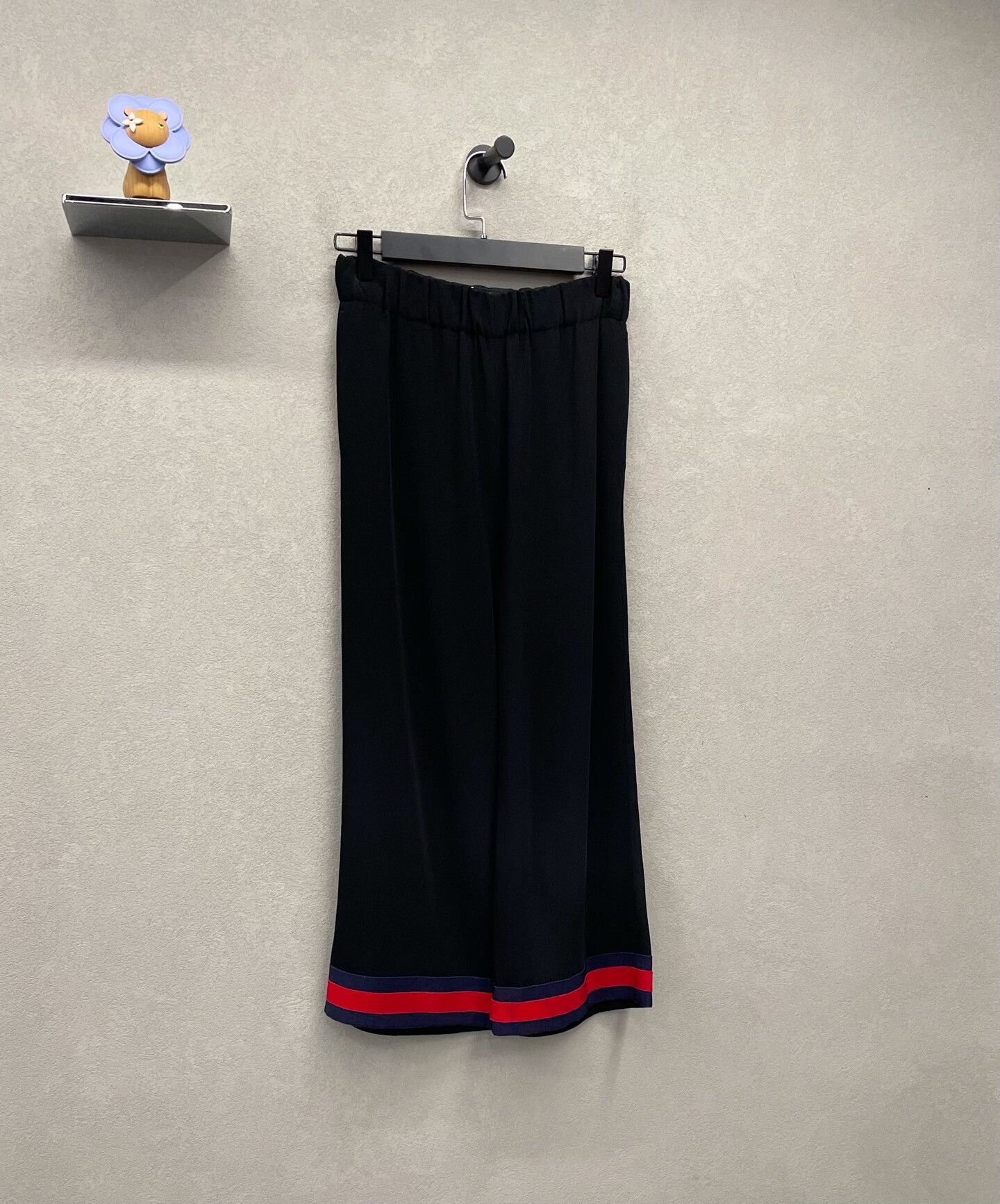 Gucci Gucci Black Striped Wide-Leg Pants Size 36" / US 14 / IT 50 - 3 Thumbnail