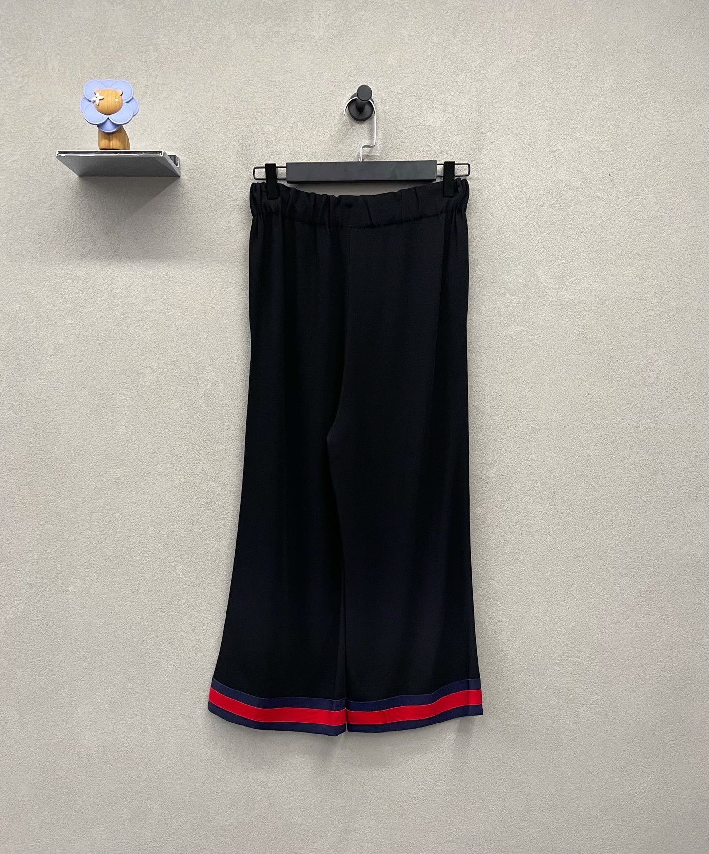 Gucci Gucci Black Striped Wide-Leg Pants Size 36" / US 14 / IT 50 - 2 Thumbnail