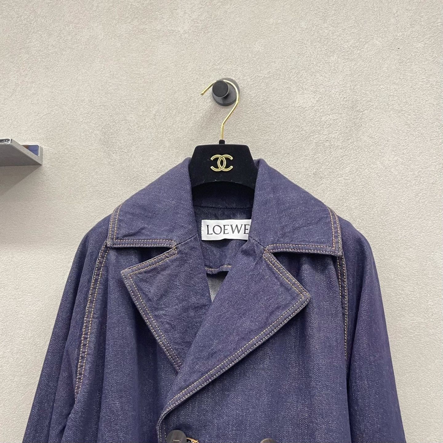 Loewe Loewe Navy Blue Denim Jacket Size US L / EU 52-54 / 3 - 4 Thumbnail