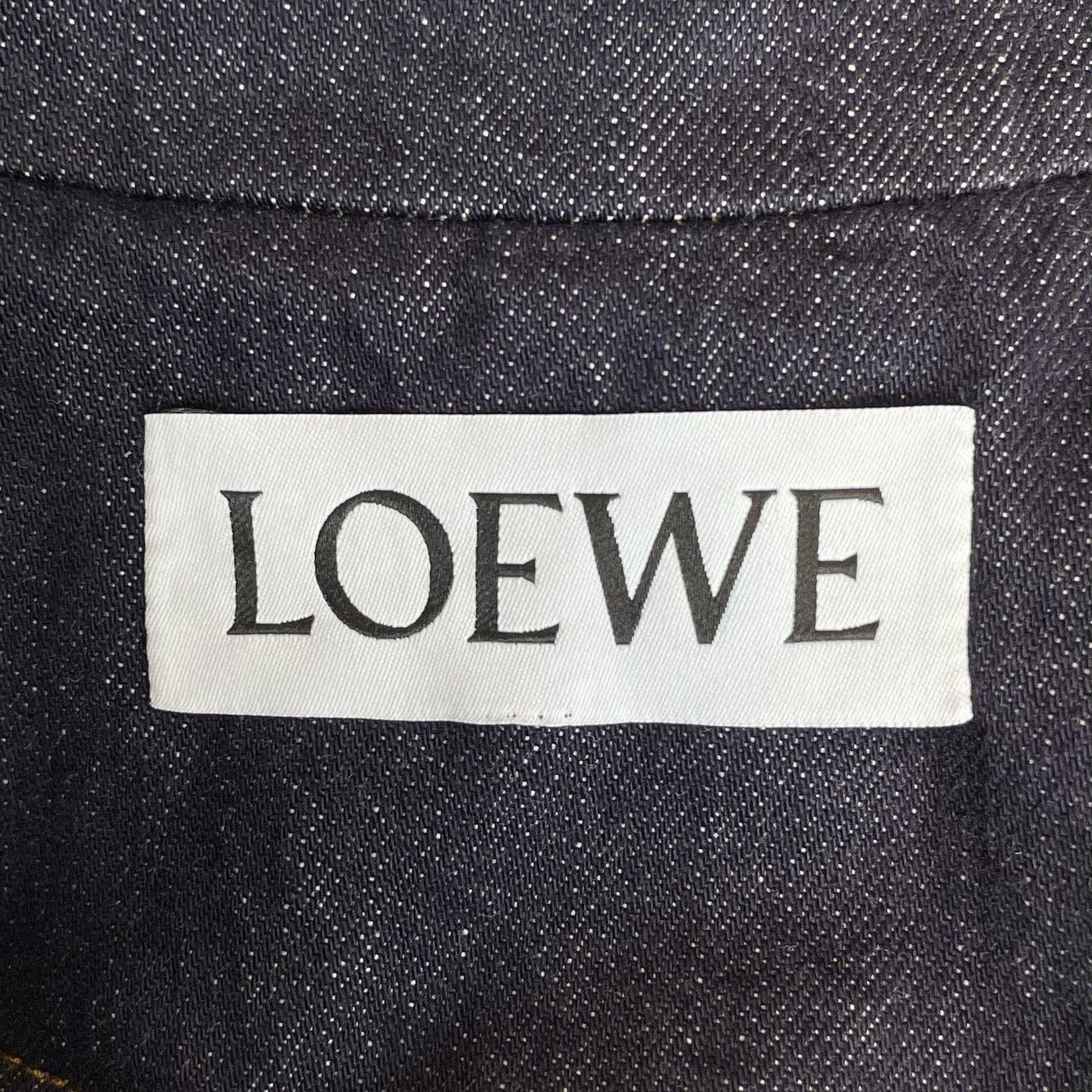 Loewe Loewe Navy Blue Denim Jacket Size US L / EU 52-54 / 3 - 5 Thumbnail
